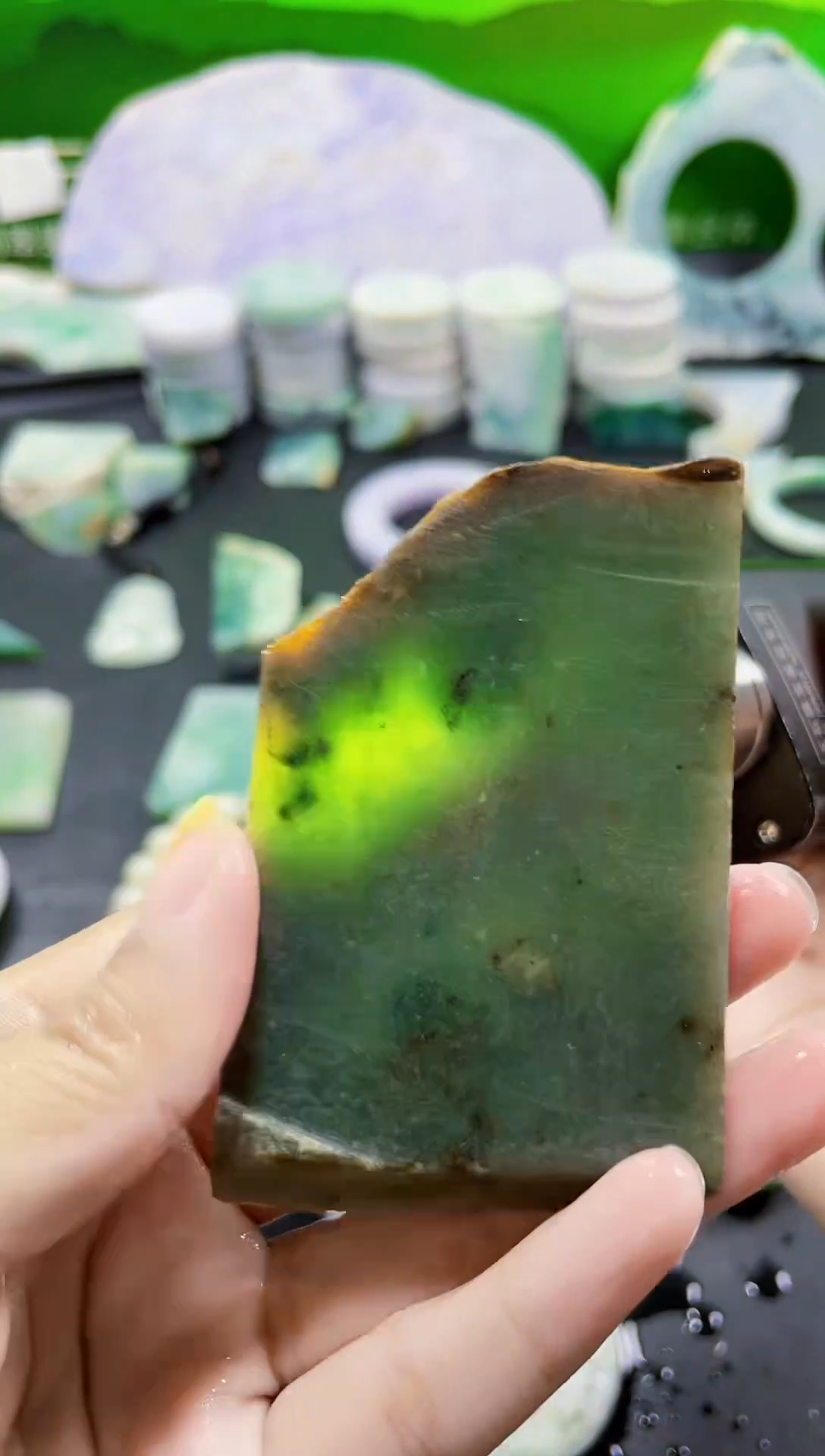 颈饰未镶嵌翡翠新店开业大优惠123