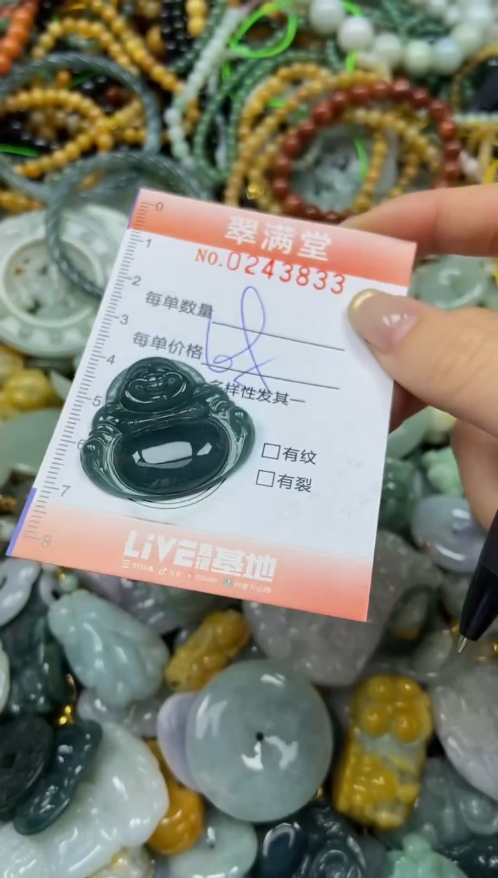 未镶嵌挂件翡翠闪购0243833