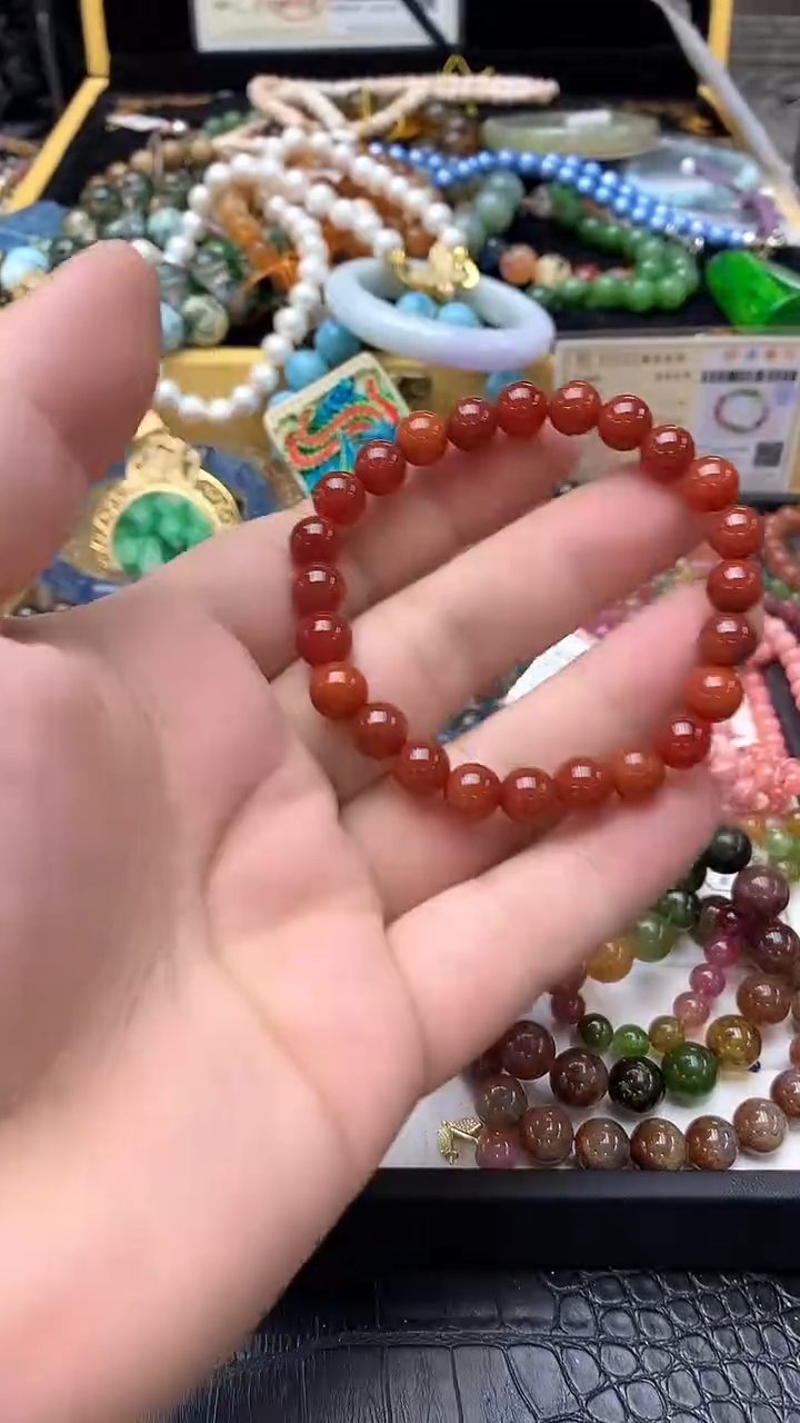 玛瑙/玉髓手链未镶嵌手链7