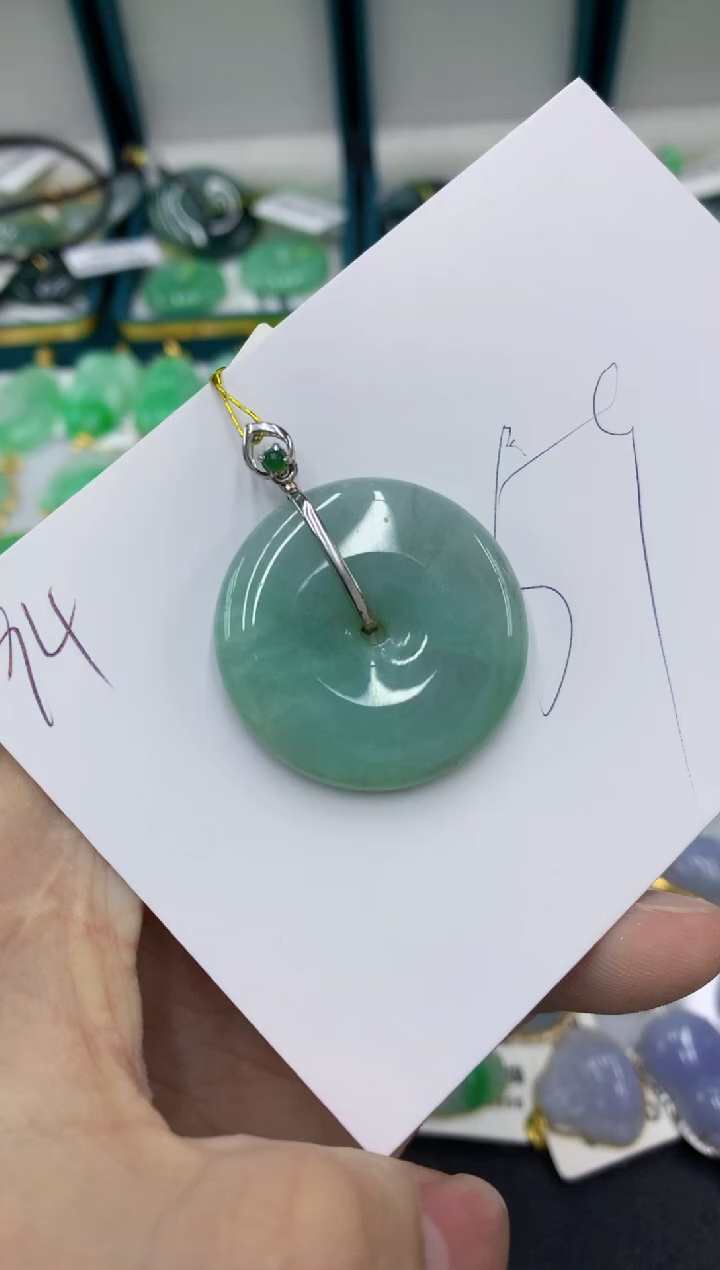 【闪购商品】翡翠颈饰银S925镶嵌号链接11111