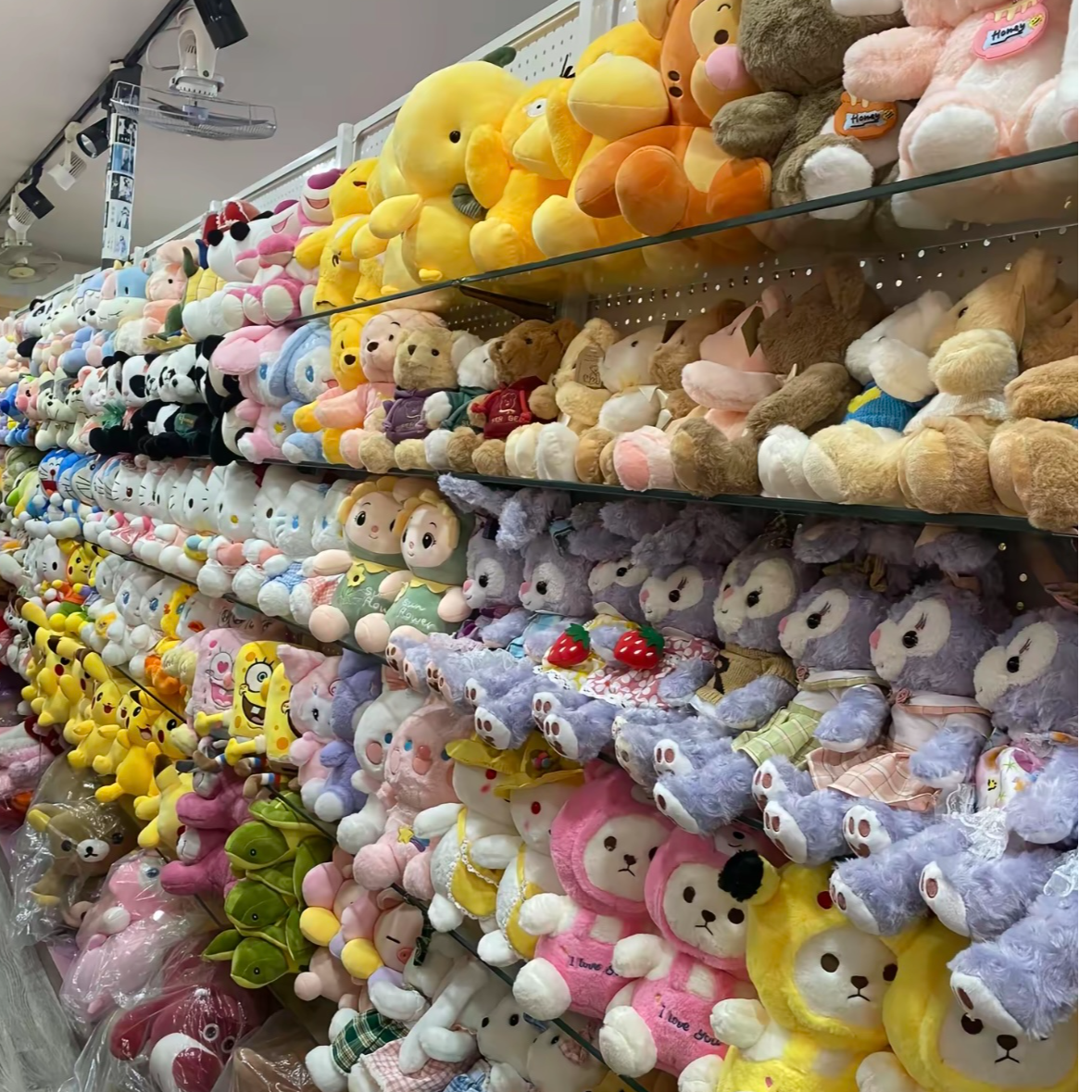 中古毛绒娃娃、微脏、微瑕疵、直播间选。No退No换。