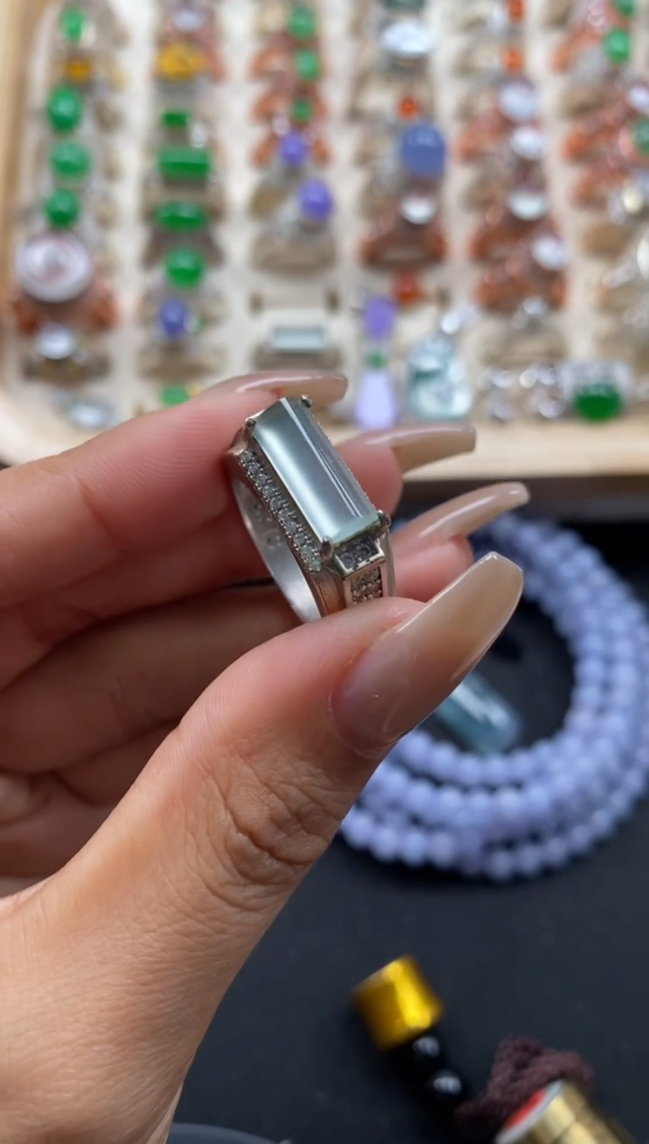 未镶嵌戒指翡翠缅甸天然a货翡翠