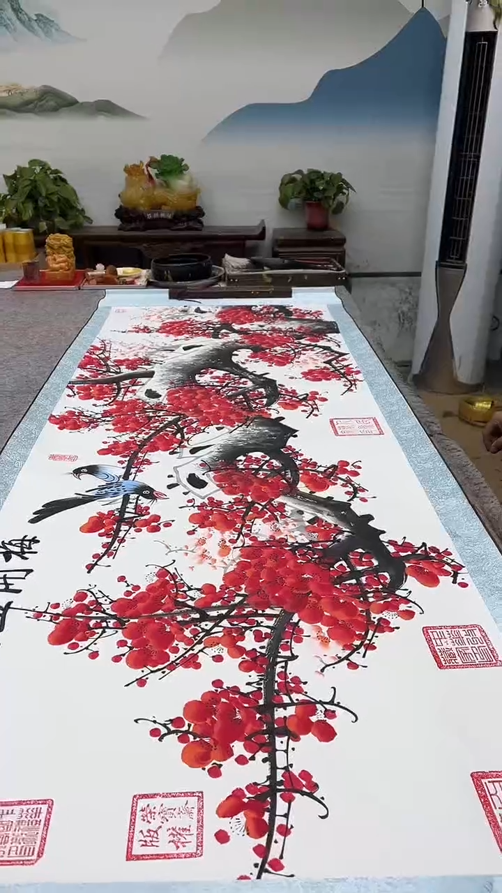 【闪购商品】书法陈明升-梅开五福11111111