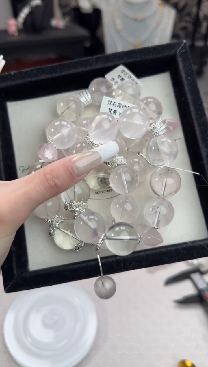 水晶手链未镶嵌天然水晶 多样性发货