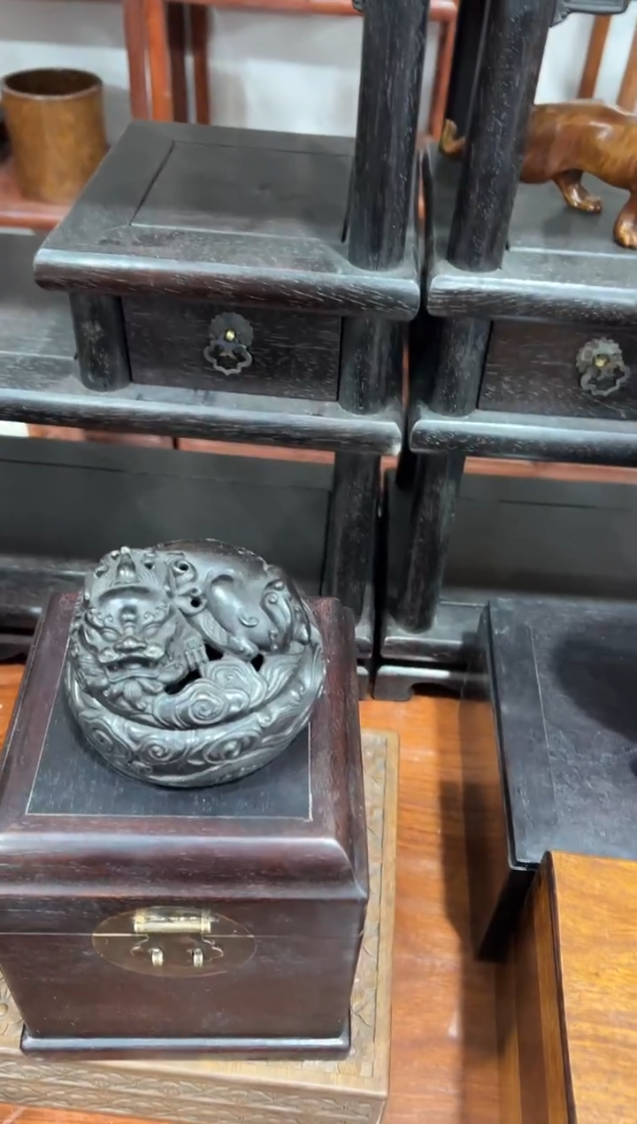黑檀木小号香炉11111111