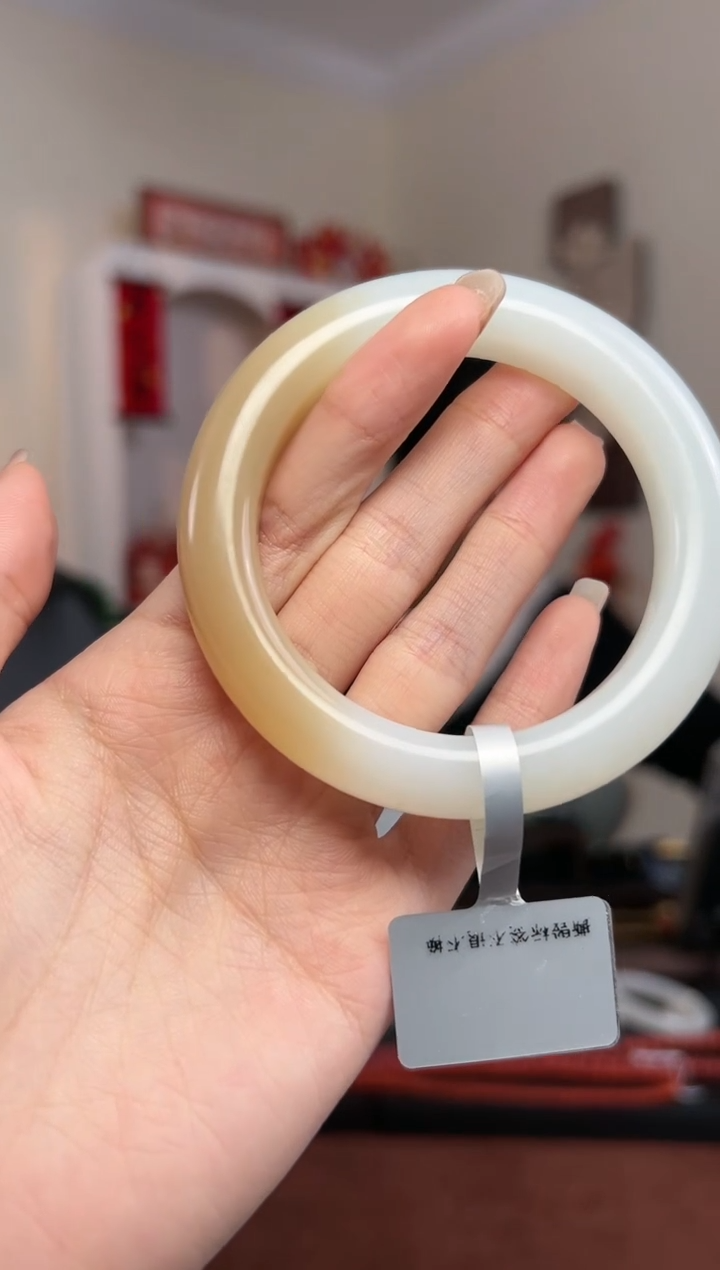 【闪购商品】和田玉手镯未镶嵌S14- 56.5mm