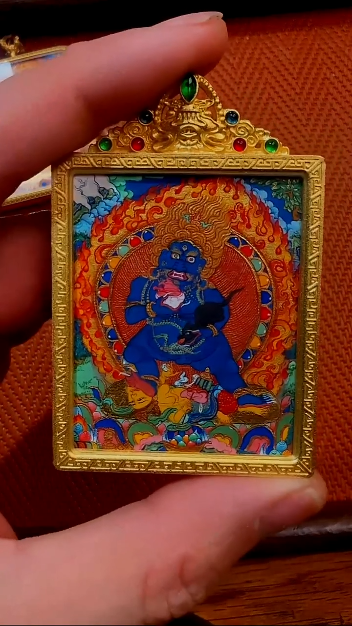 吊坠嘴哥严选——1211黑财神唐卡
