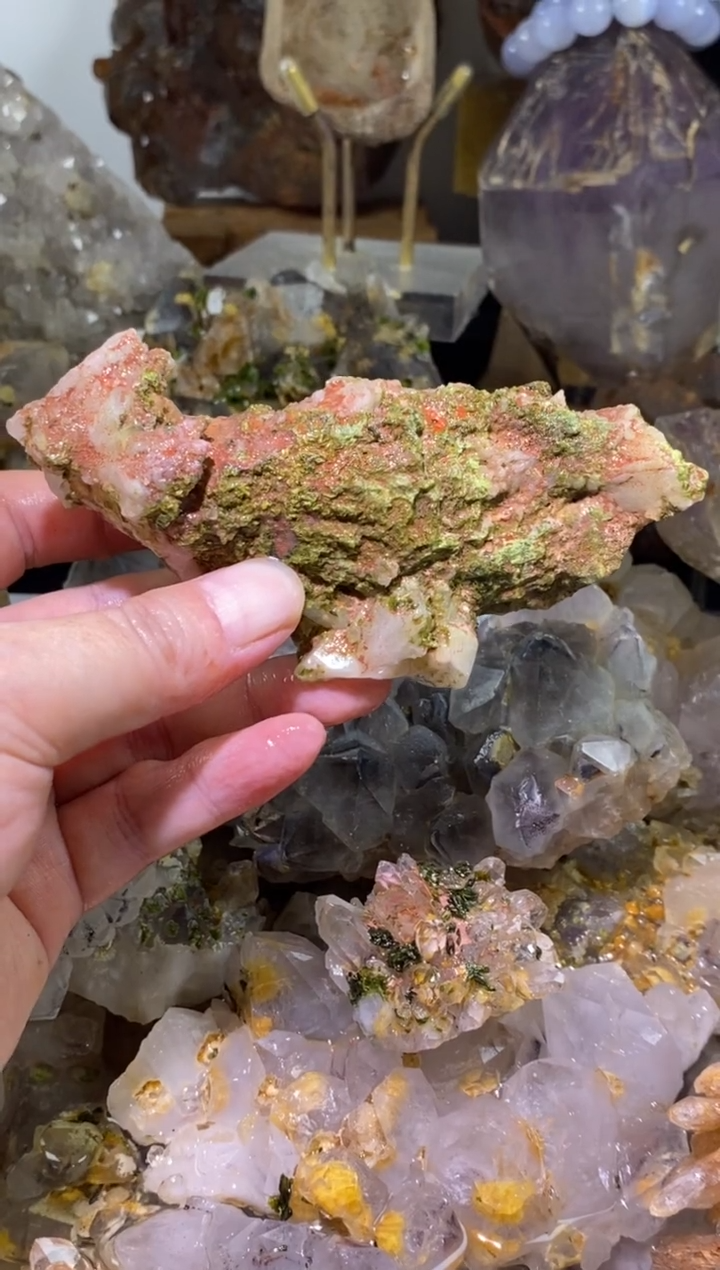 未镶嵌珠宝半成品水晶22号163g小鸟四川超七花园水晶