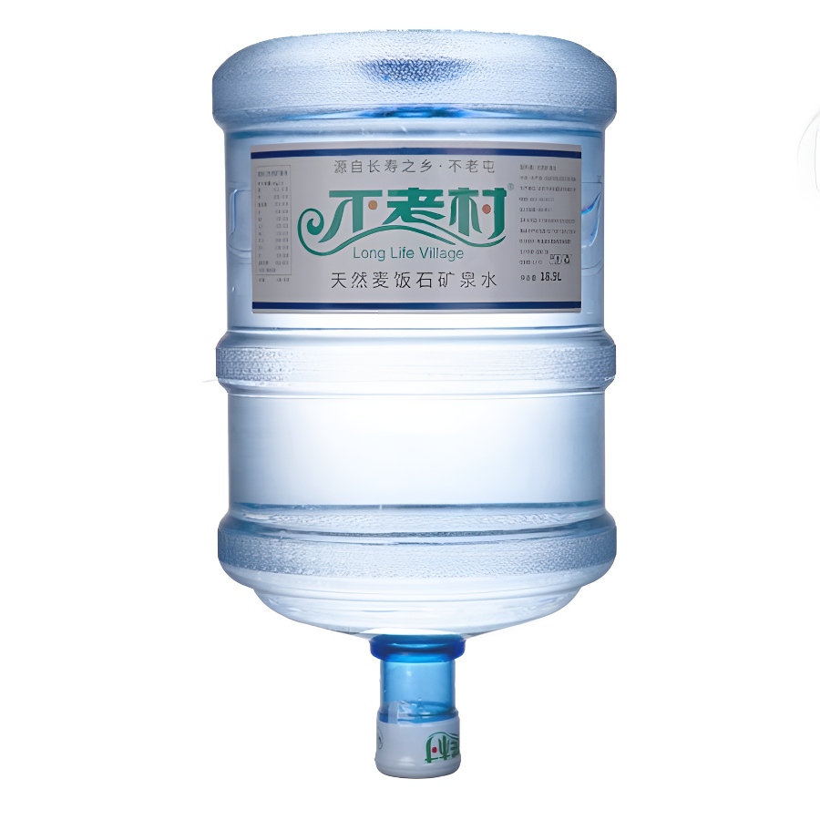 不老村 天然麦饭石矿泉水18.9L（无同品牌空桶 需交押金）