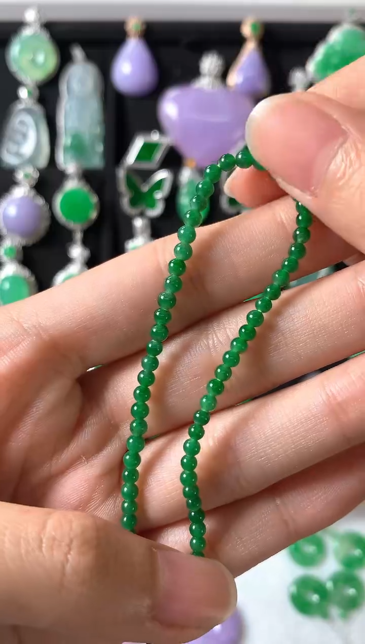 未镶嵌手链翡翠手串