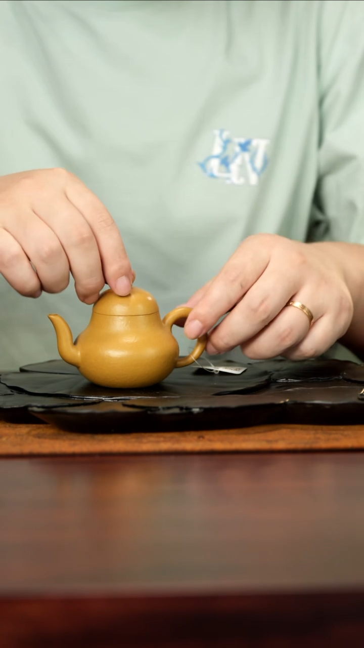 茶壶紫砂81号TT黄金朱泥思婷100cc、
