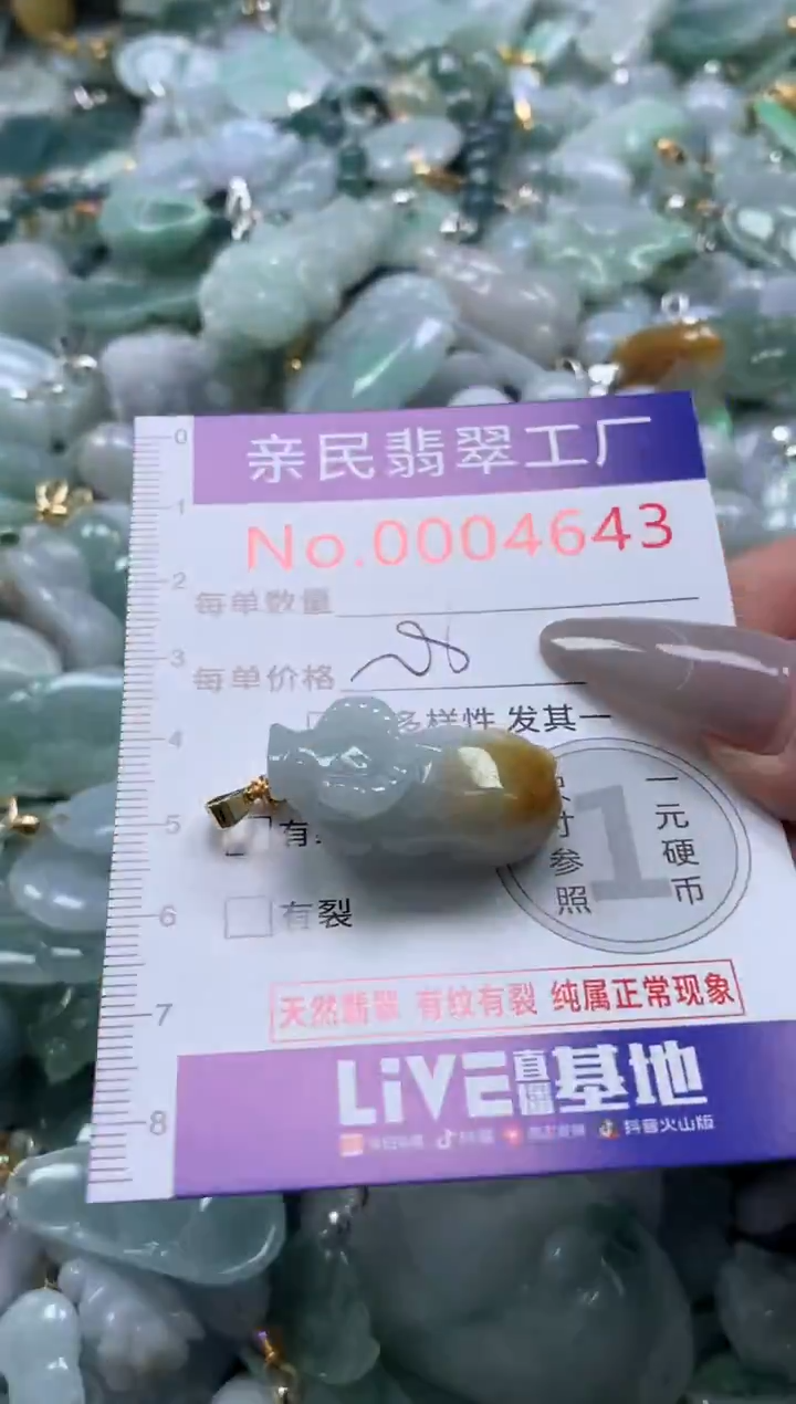 颈饰未镶嵌翡翠4643