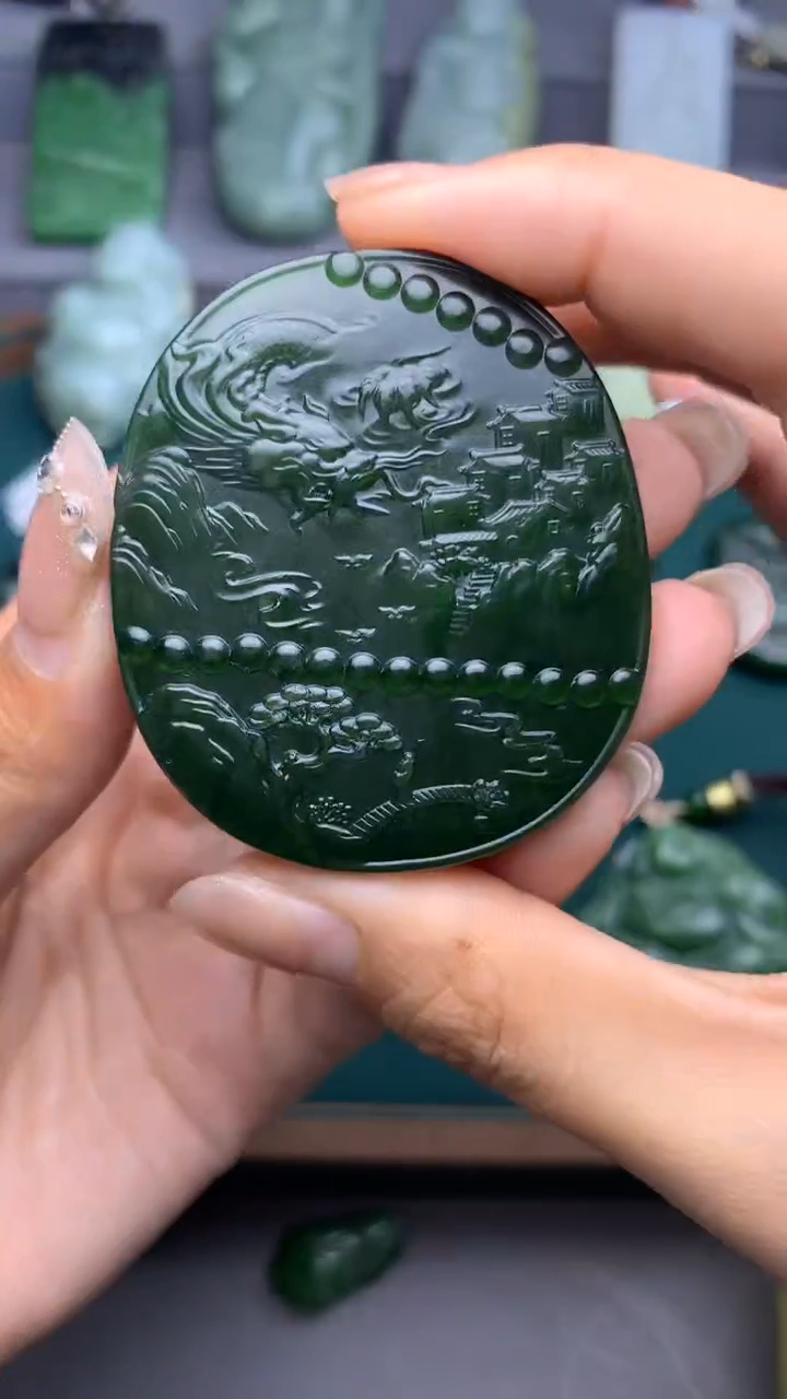 【闪购商品】定制和田玉挂件拍一发一不退不换