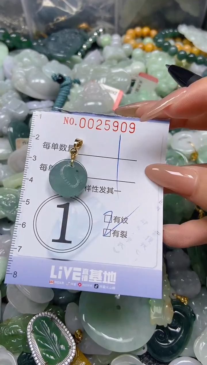 【闪购商品】翡翠颈饰未镶嵌闪购0025909