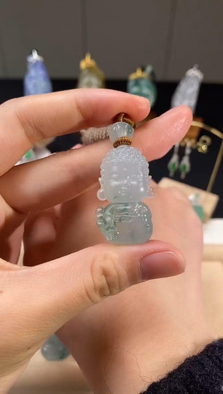 【闪购商品】翡翠吊坠(不含链)未镶嵌宝宝佛