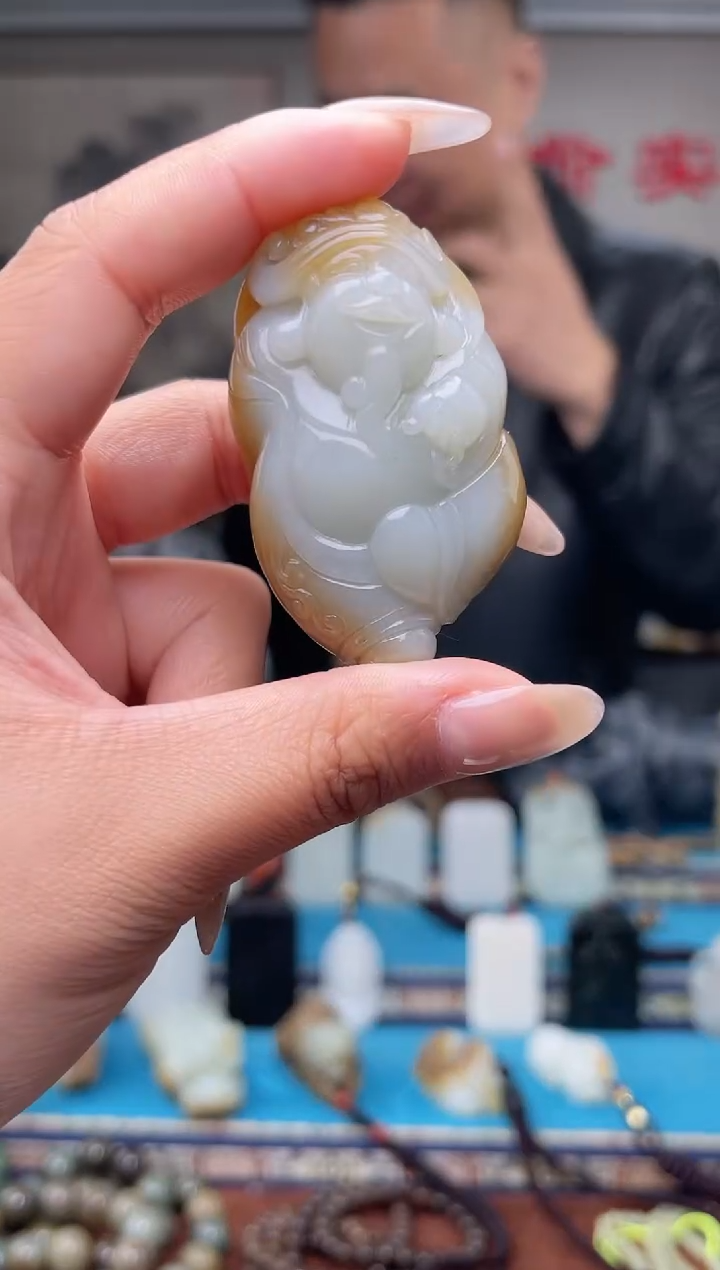 【闪购商品】和田玉挂件未镶嵌1