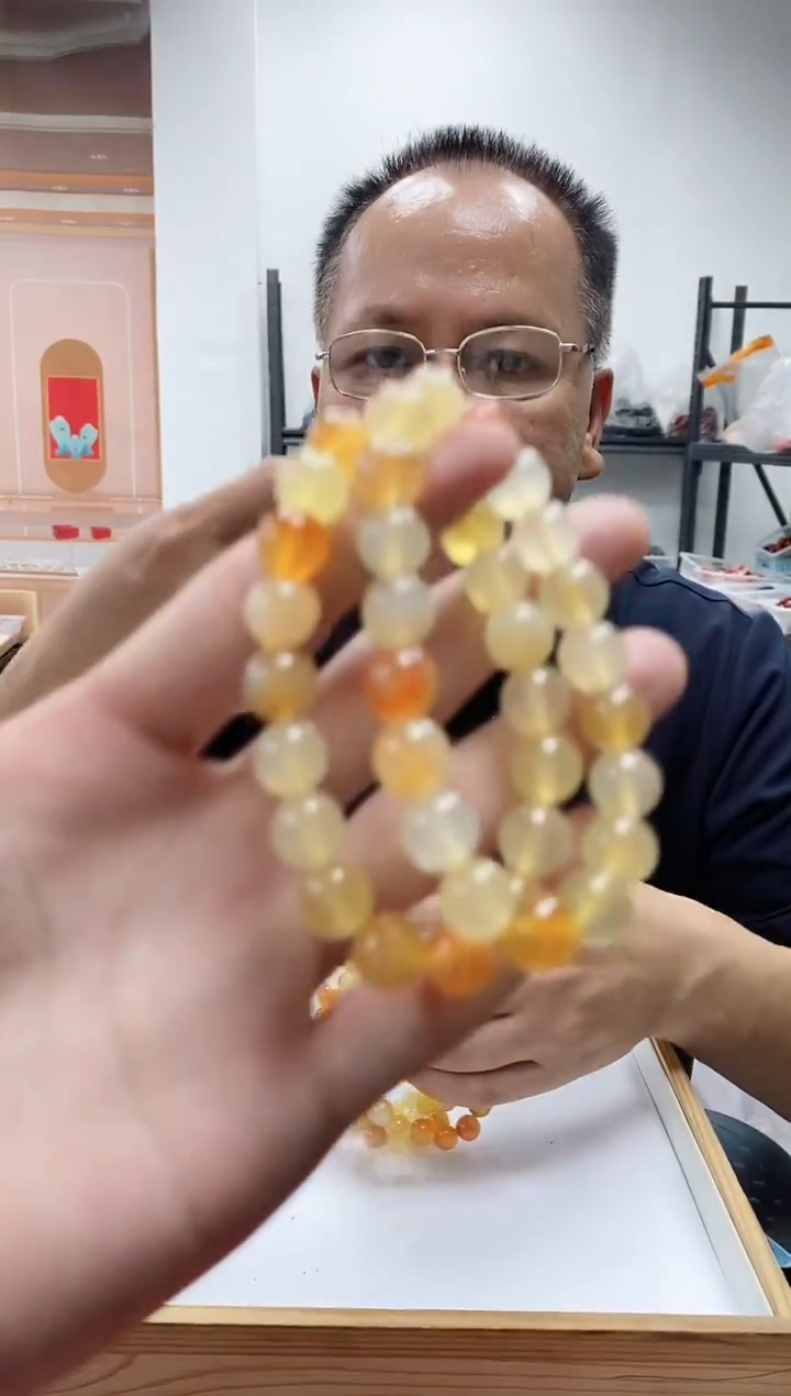 未镶嵌手串玛瑙/玉髓盐源玛瑙手串 多样性发一件