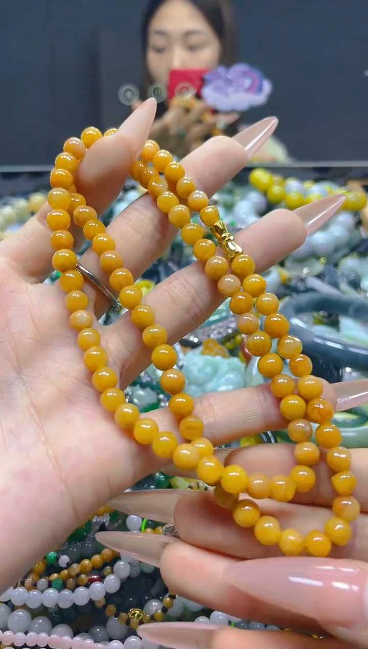 颈饰未镶嵌翡翠5MM