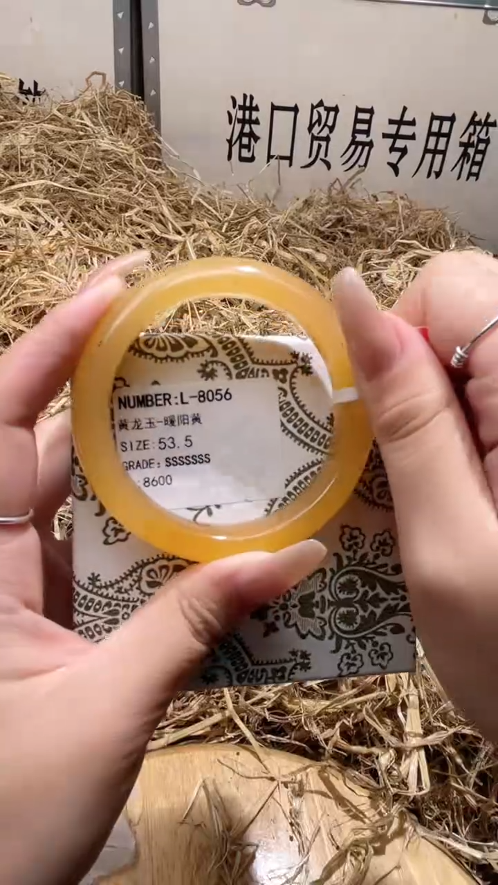 未镶嵌手镯石英质玉L8056B