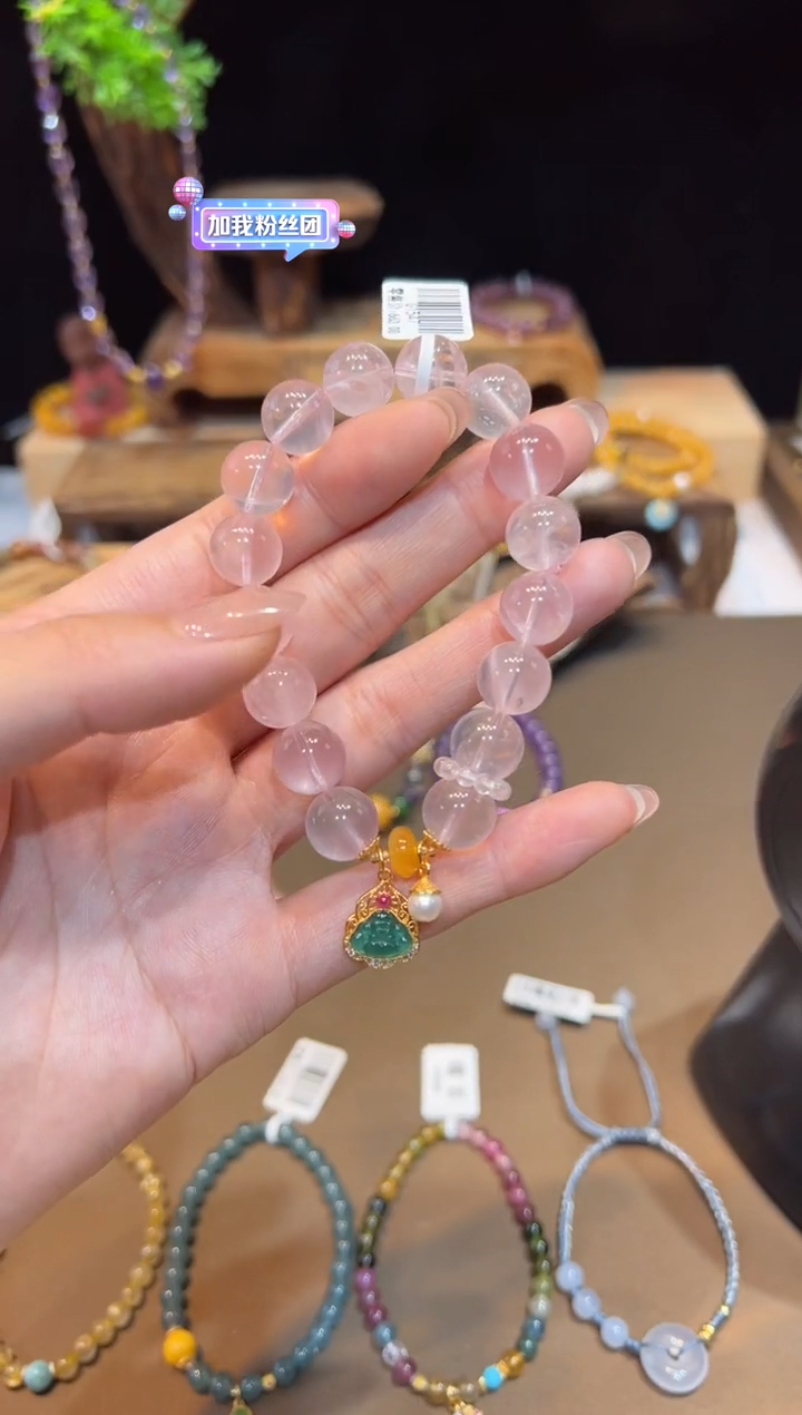 水晶手链未镶嵌手饰@@G1547