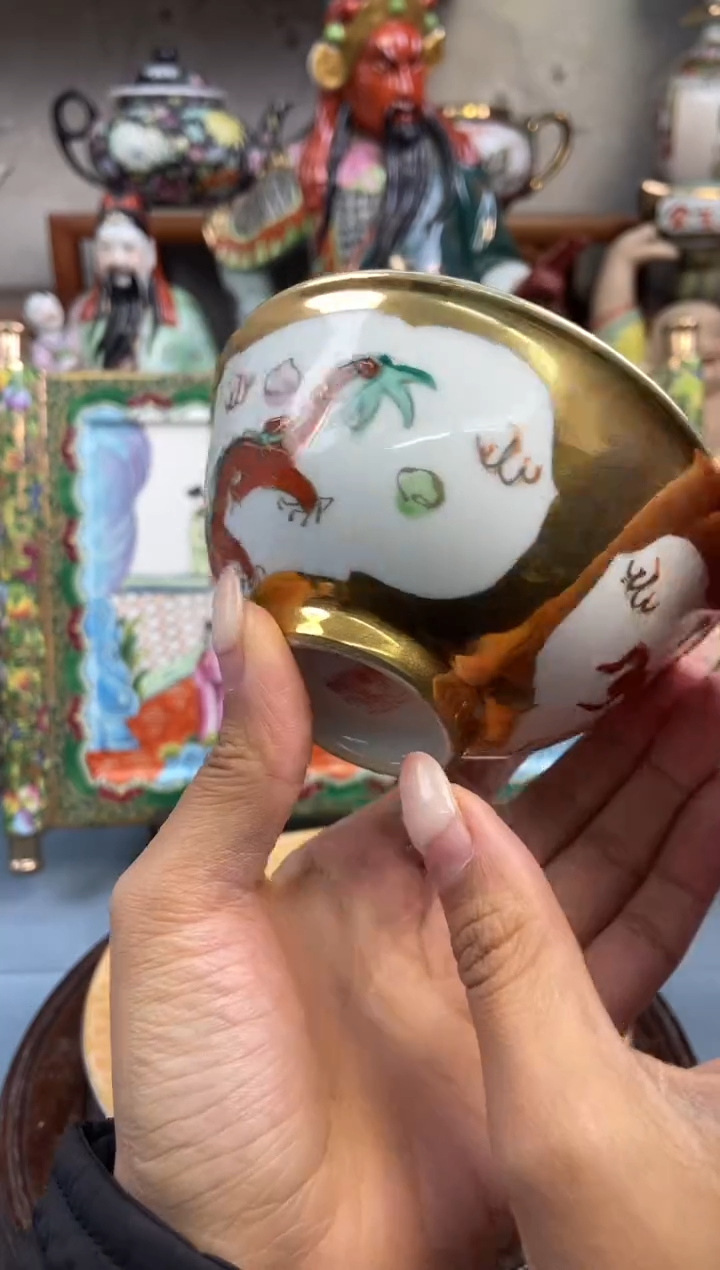 瓷片微瑕慎拍景德镇窑老厂瓷器单件