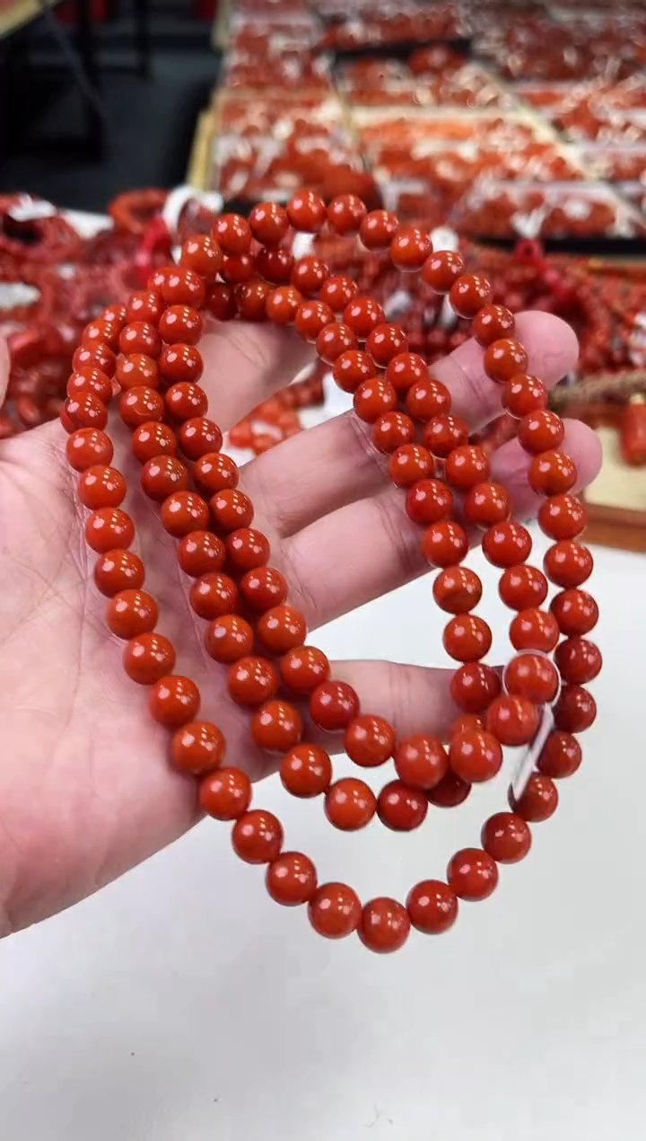【闪购商品】南红玛瑙瓦西多圈9+未镶嵌一个/条