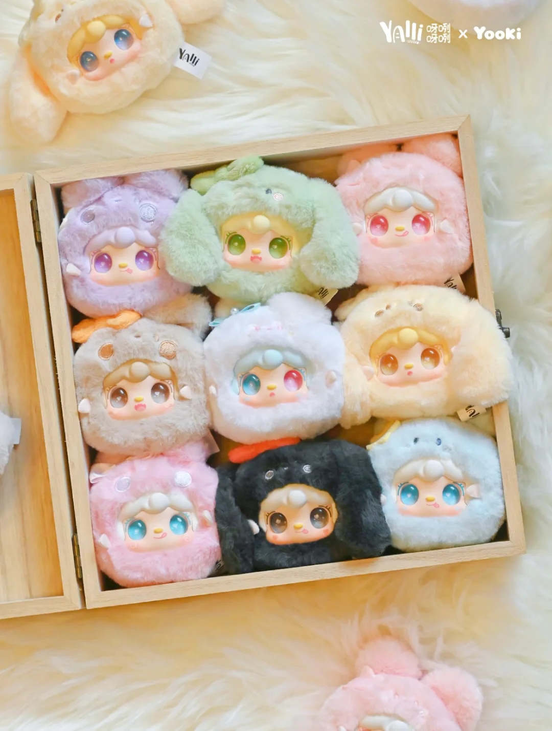 正版yooki氧氧萌一萌小兔盲盒毛绒包包挂件玩偶公仔女生生日礼物