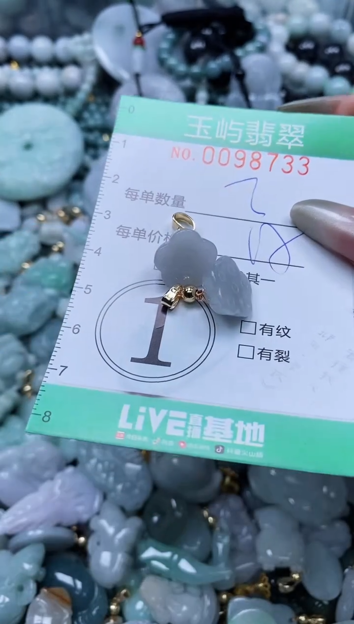 【闪购商品】翡翠未镶嵌颈饰闪购0098733