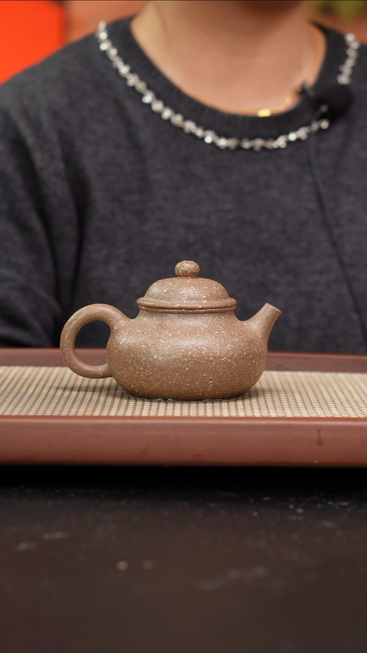 【闪购商品】紫砂茶壶降坡粗砂容天全手工