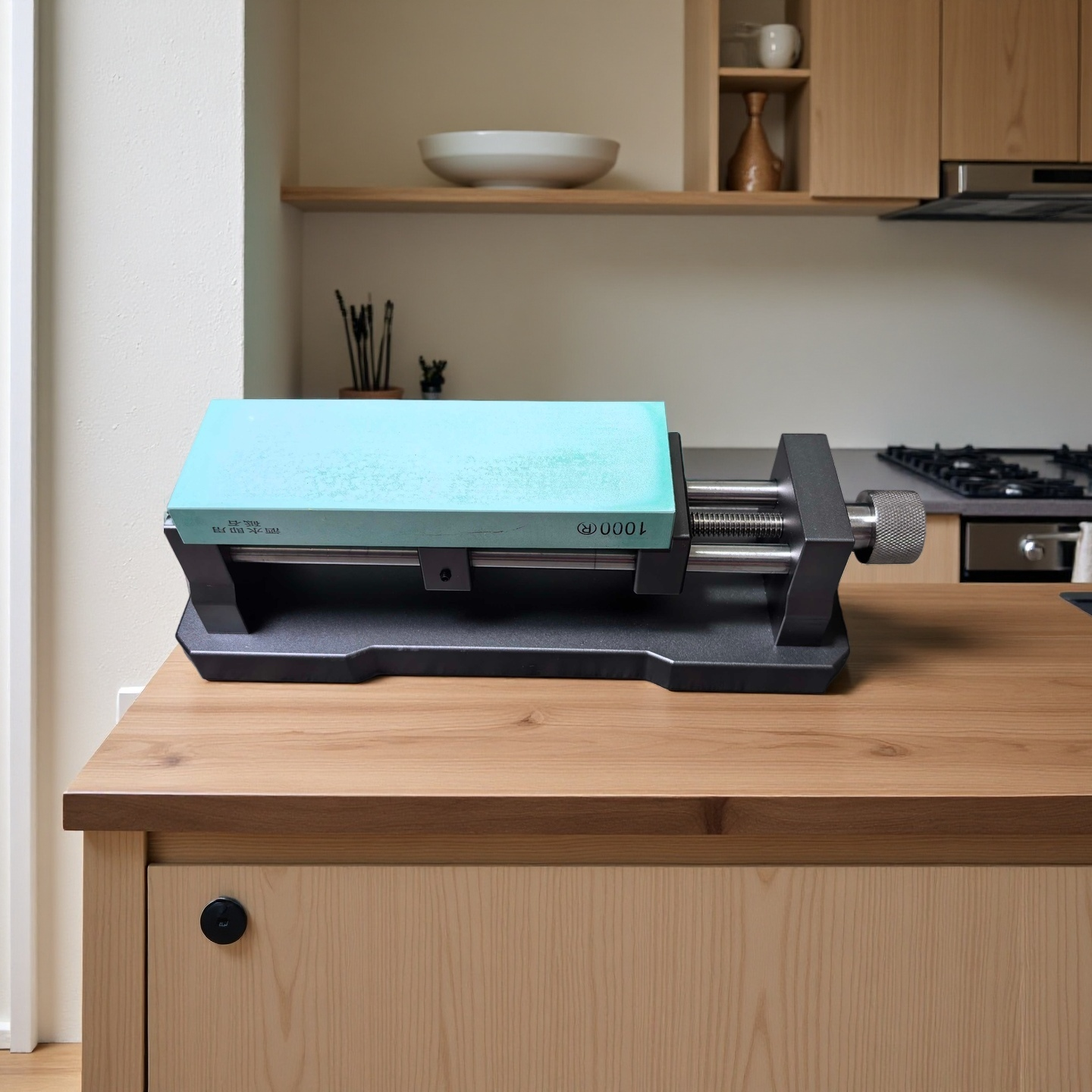 台面磨刀架高端航空铝304实心不锈钢搭配