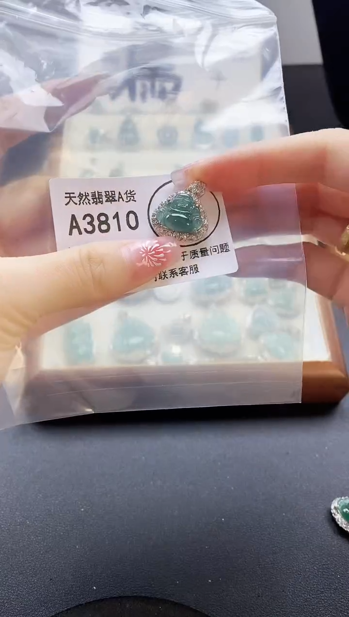 【闪购商品】翡翠颈饰未镶嵌天然翡翠A货8888