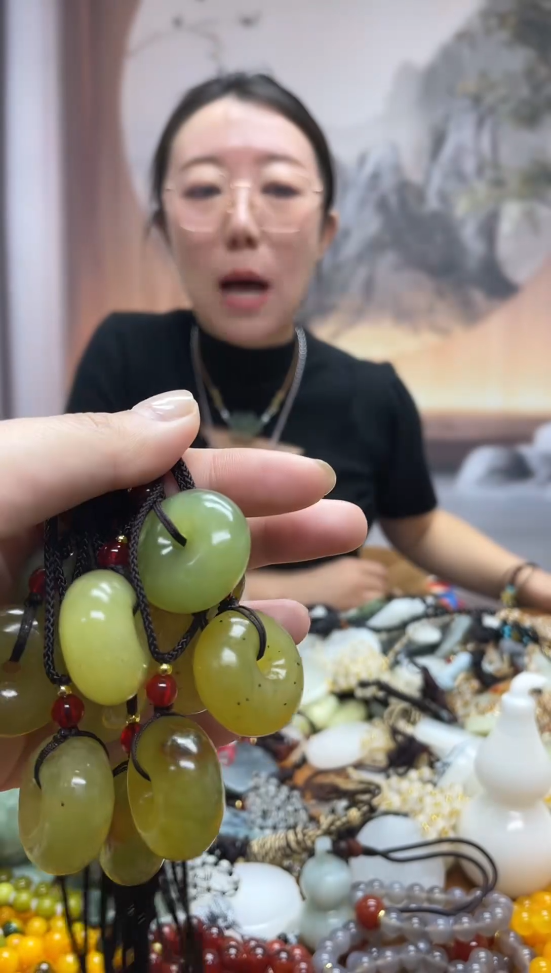 未镶嵌岫玉吊坠多样性发货拍一发一