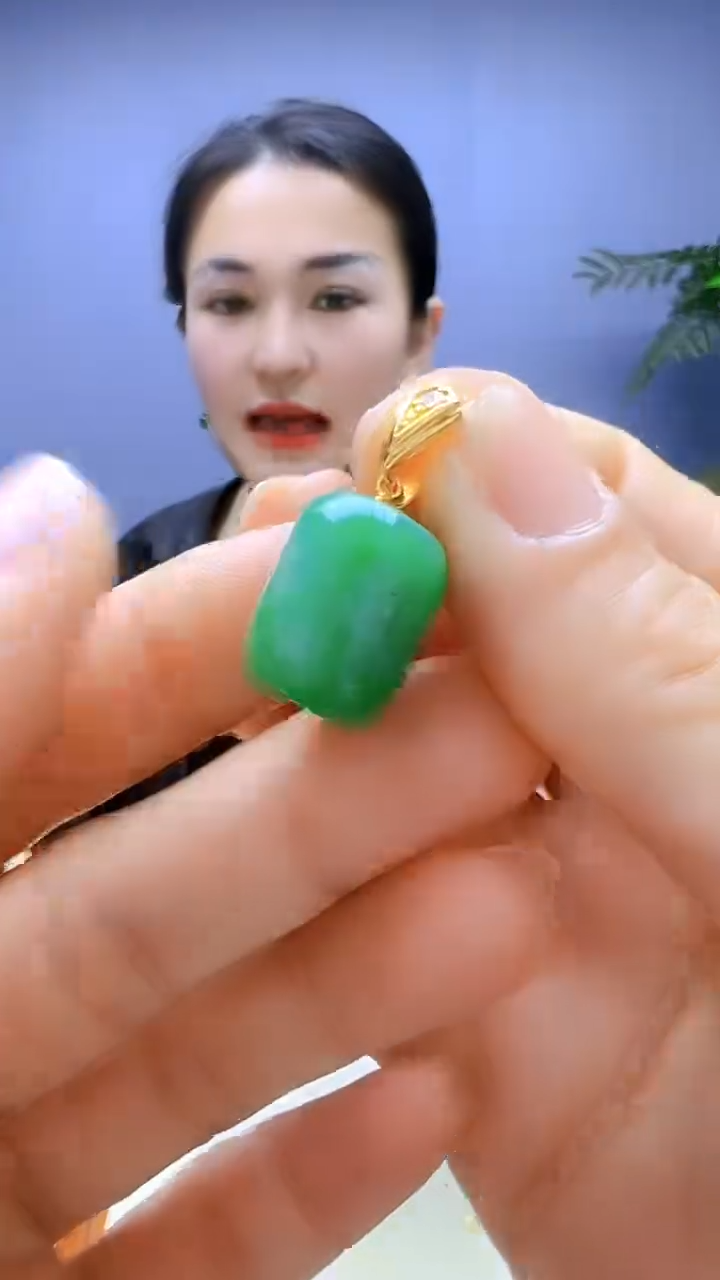 【闪购商品】翡翠颈饰14K金镶嵌颈饰