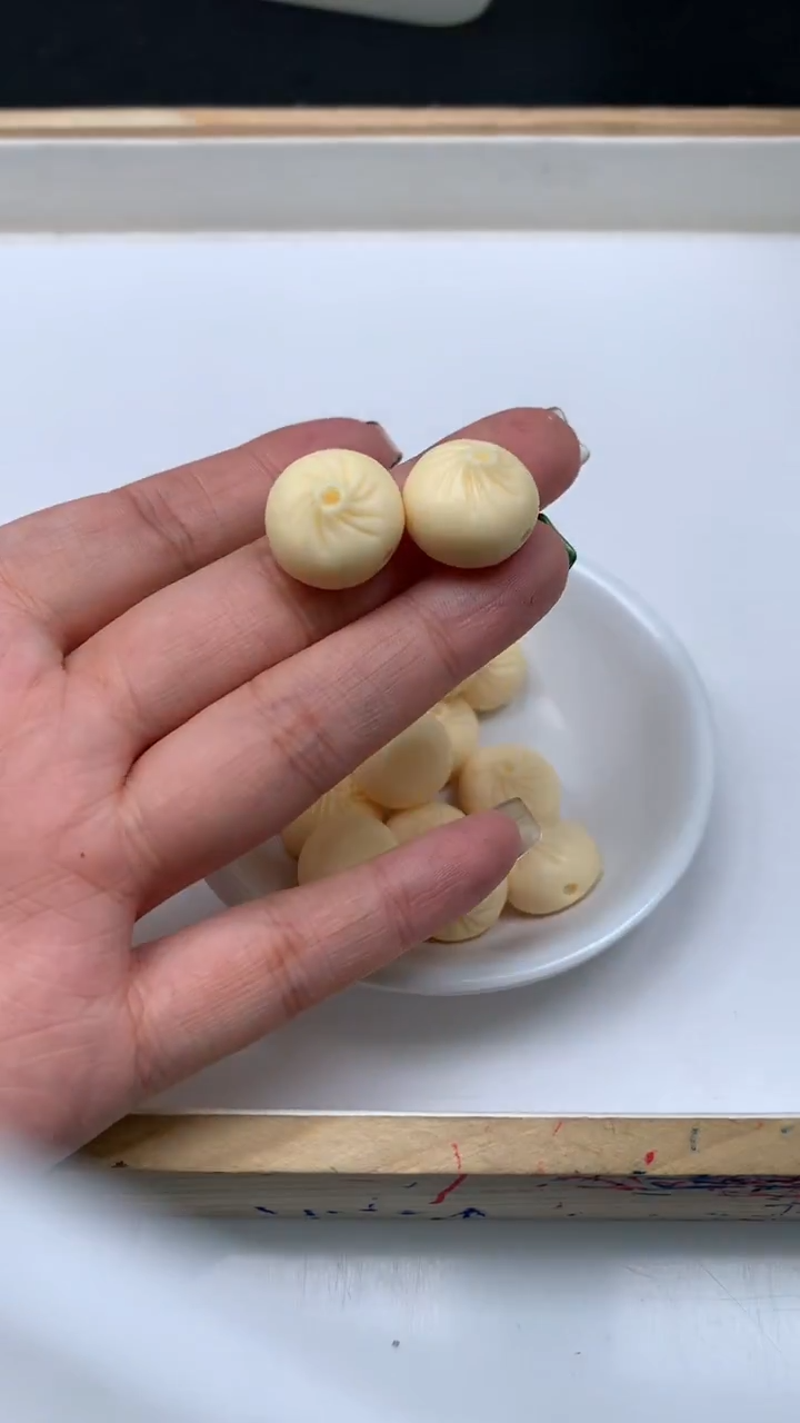 菩提散珠E870 牙 牙 果 包子 13*17mm 通孔2个6.8元