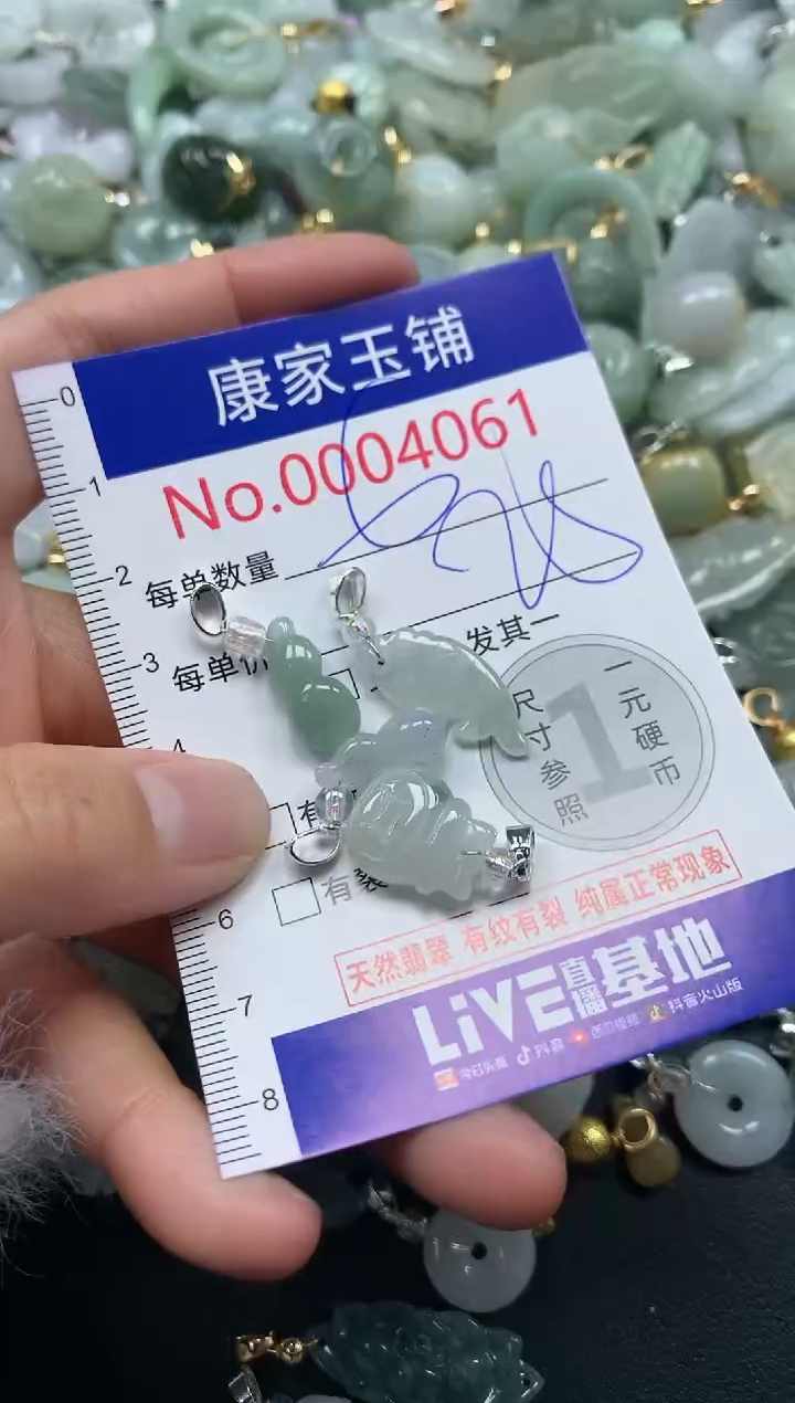 颈饰未镶嵌翡翠4061
