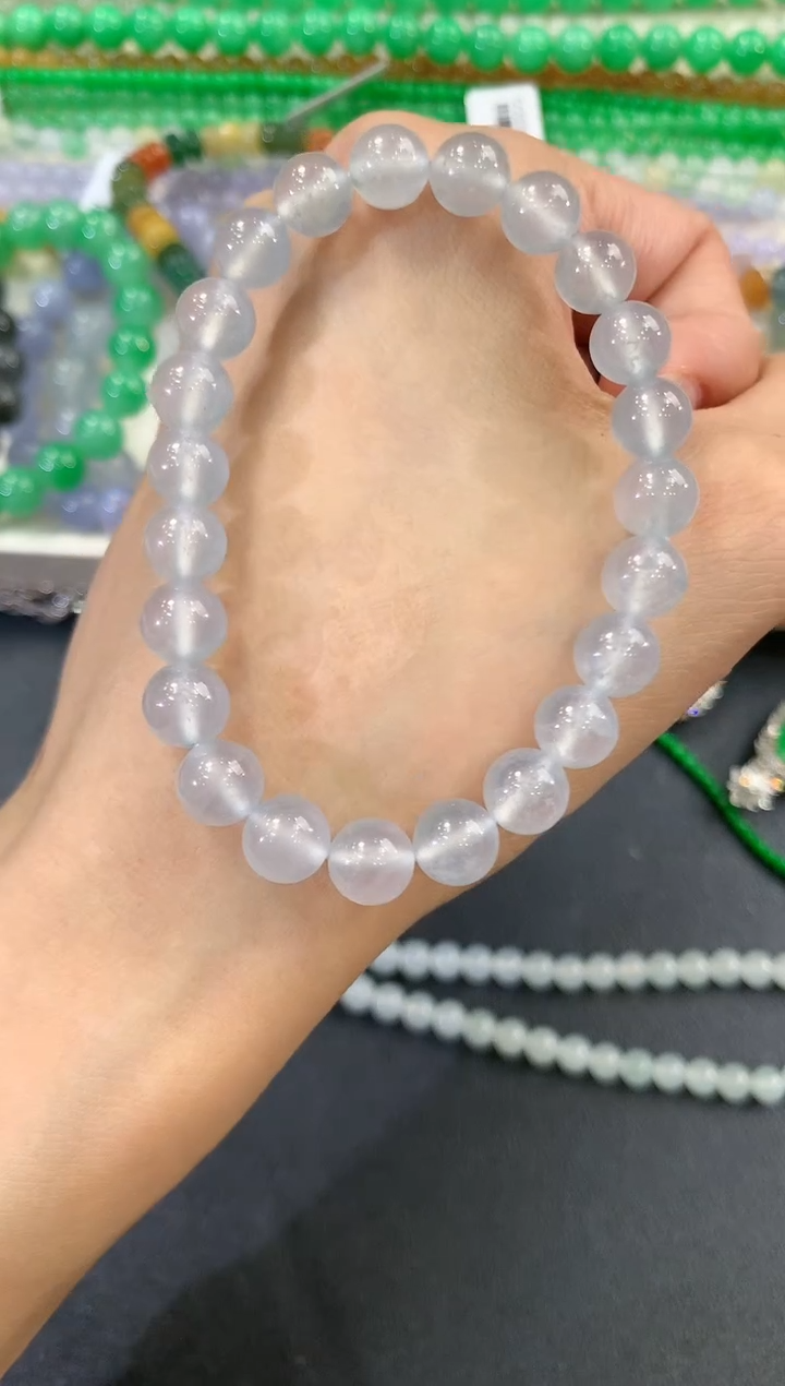 未镶嵌手串翡翠w104           