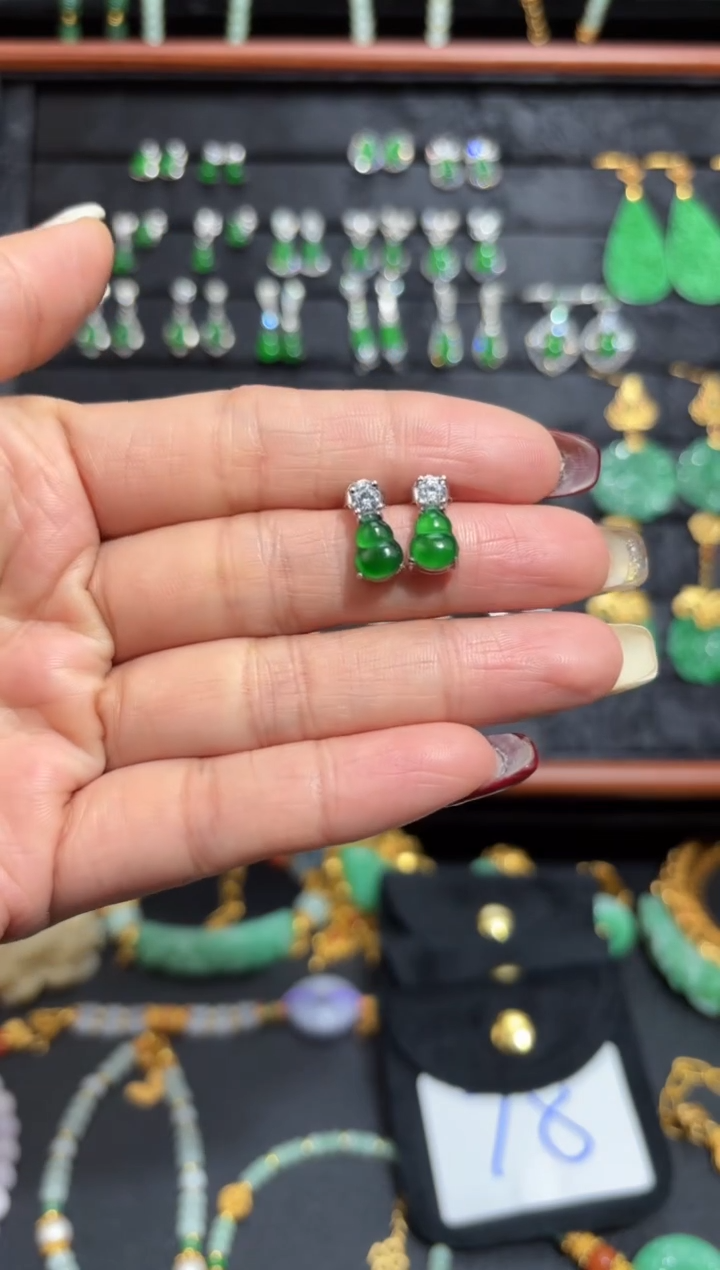 【闪购商品】翡翠颈饰银S925镶嵌蛋面/支持复检/一件