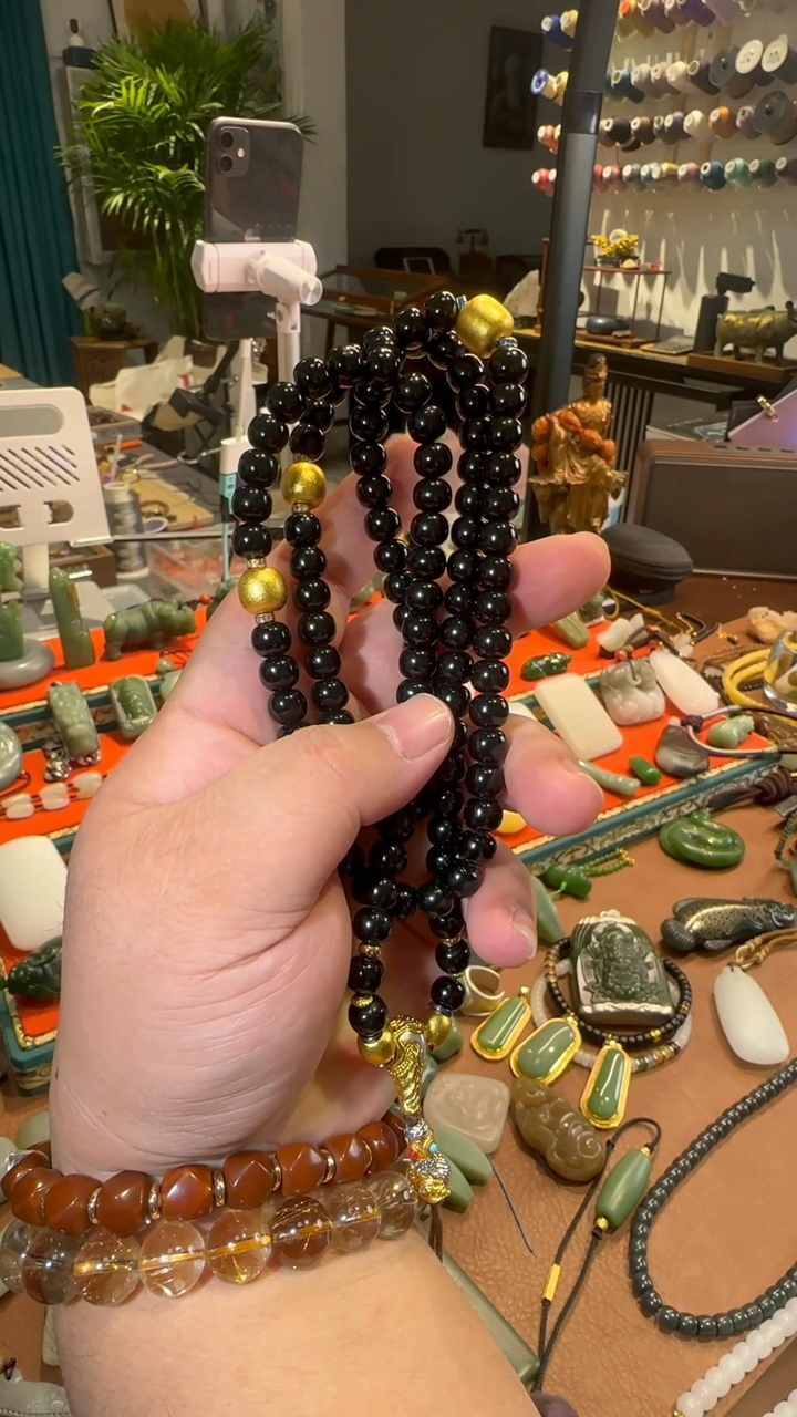 【闪购商品】和田玉颈饰未镶嵌和田玉黑青脖挂