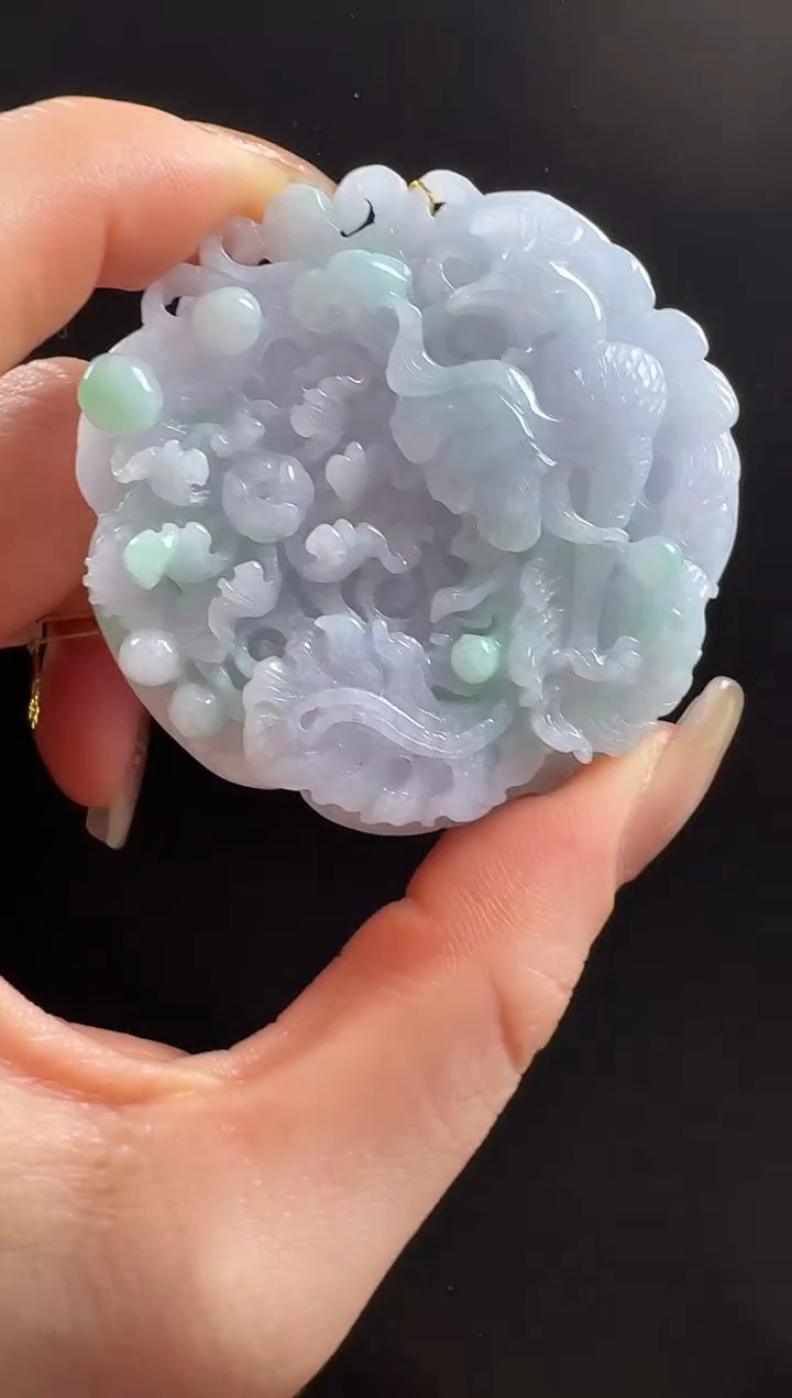 颈饰未镶嵌翡翠凤牌