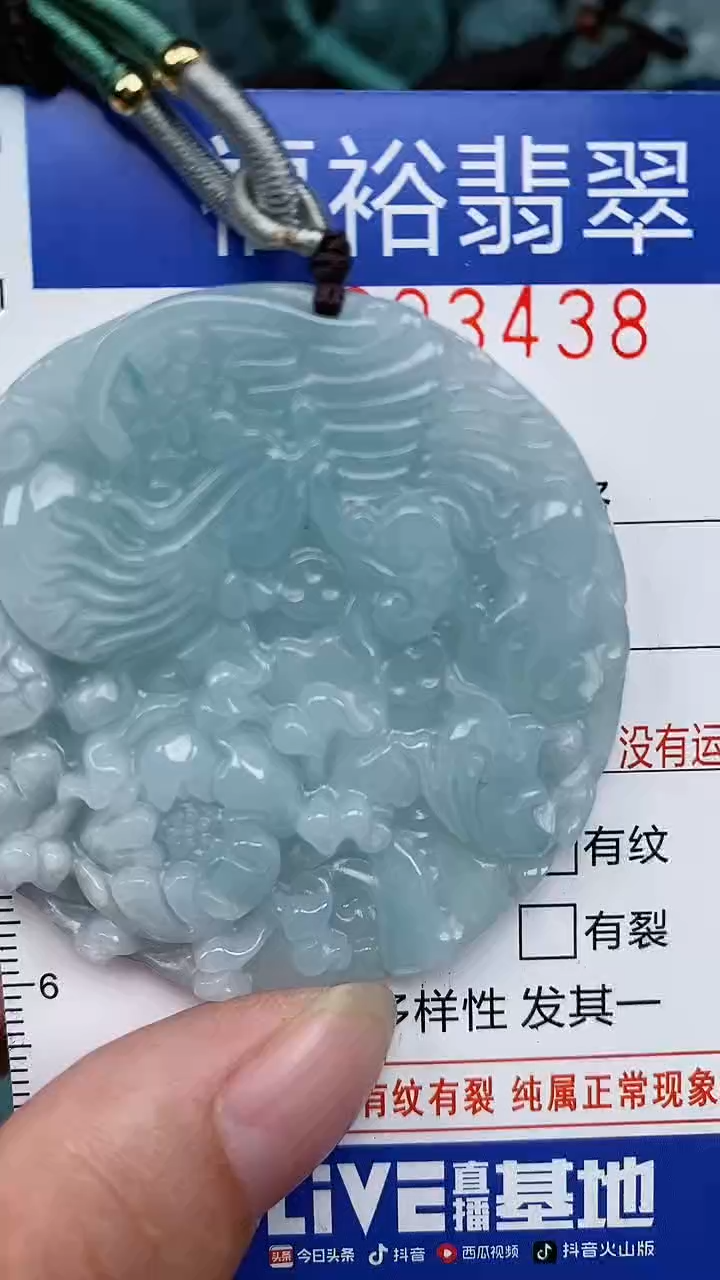 翡翠未镶嵌颈饰...0003438