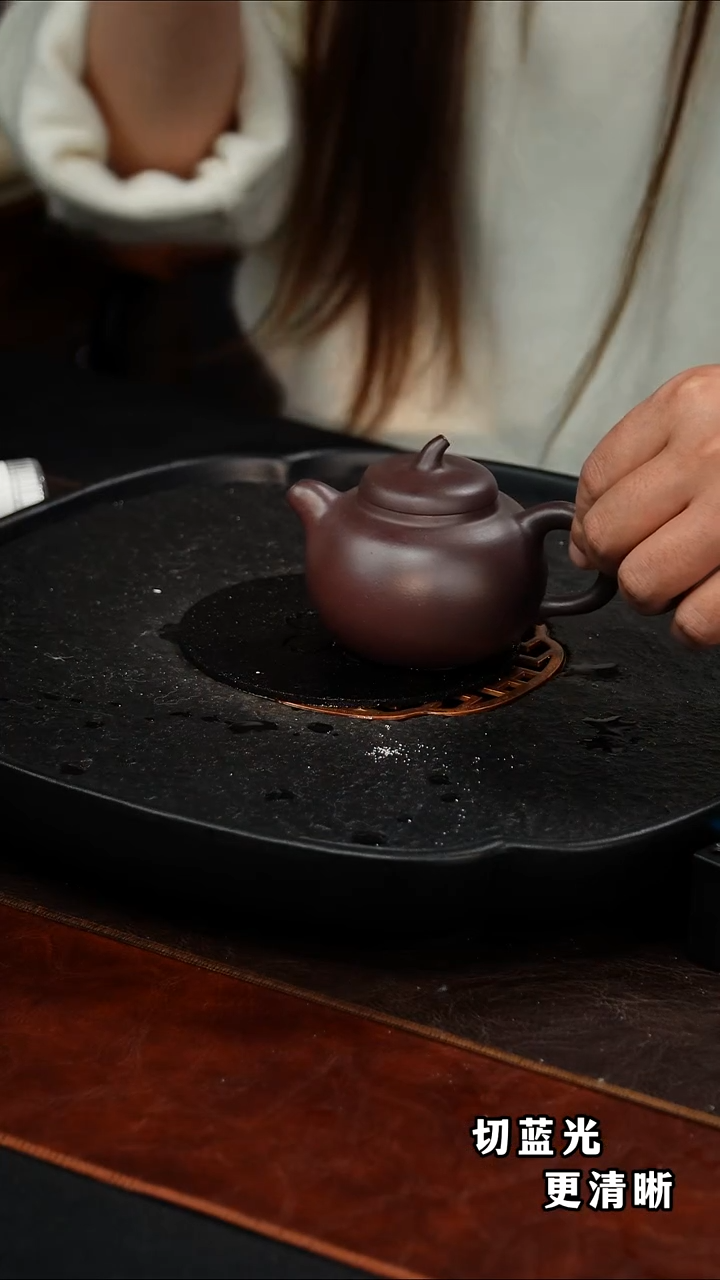 茶壶紫砂周成进 茄瓜133 老紫泥 160毫升