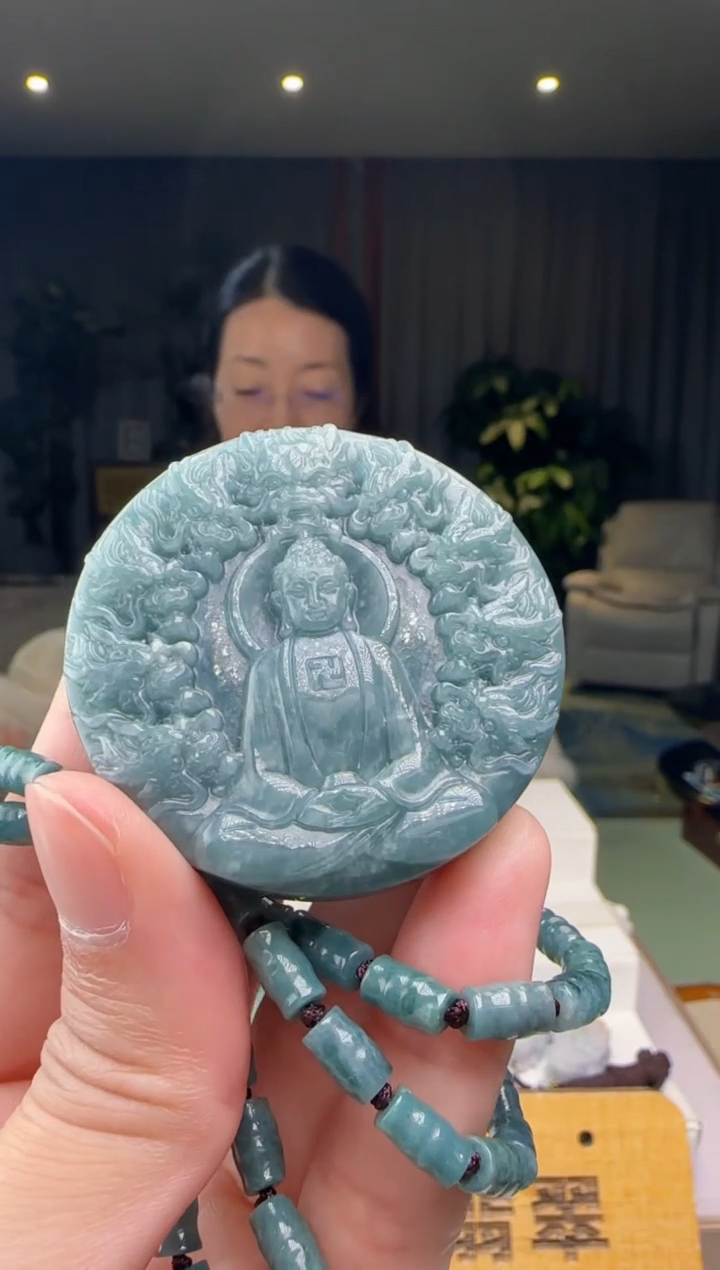 【闪购商品】翡翠吊坠(赠链)未镶嵌多样性发一XM@@60B7J03913