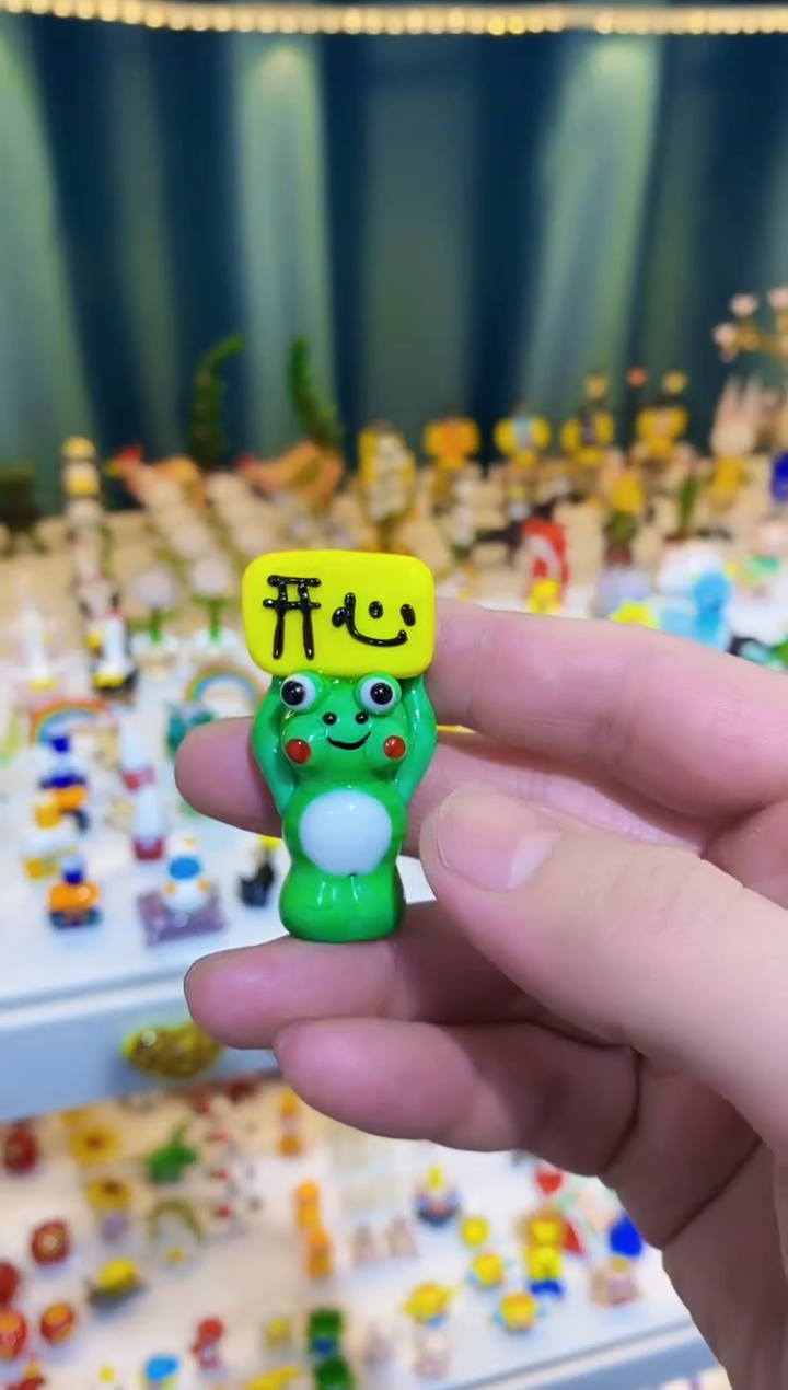 【闪购商品】琉璃手工艺品开心蛙