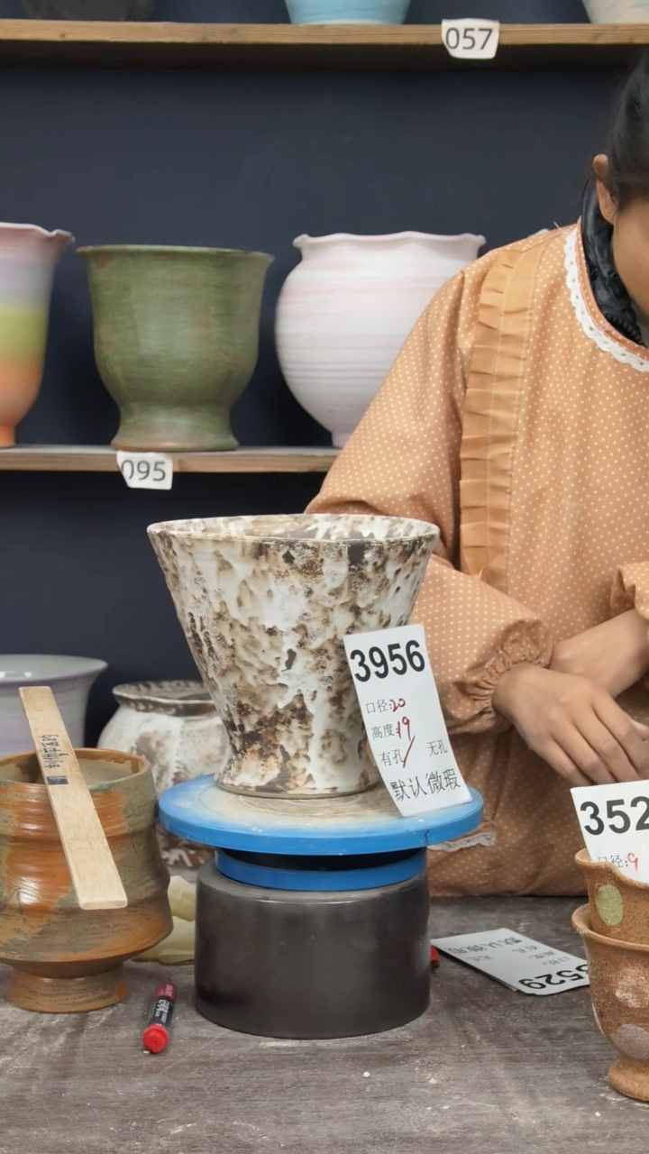 景德镇花盆默认微瑕3956