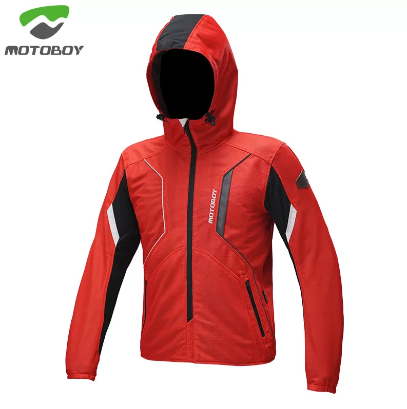 motoboy摩托车骑行服夏季男透气网眼机车赛车服休闲骑行装备防摔