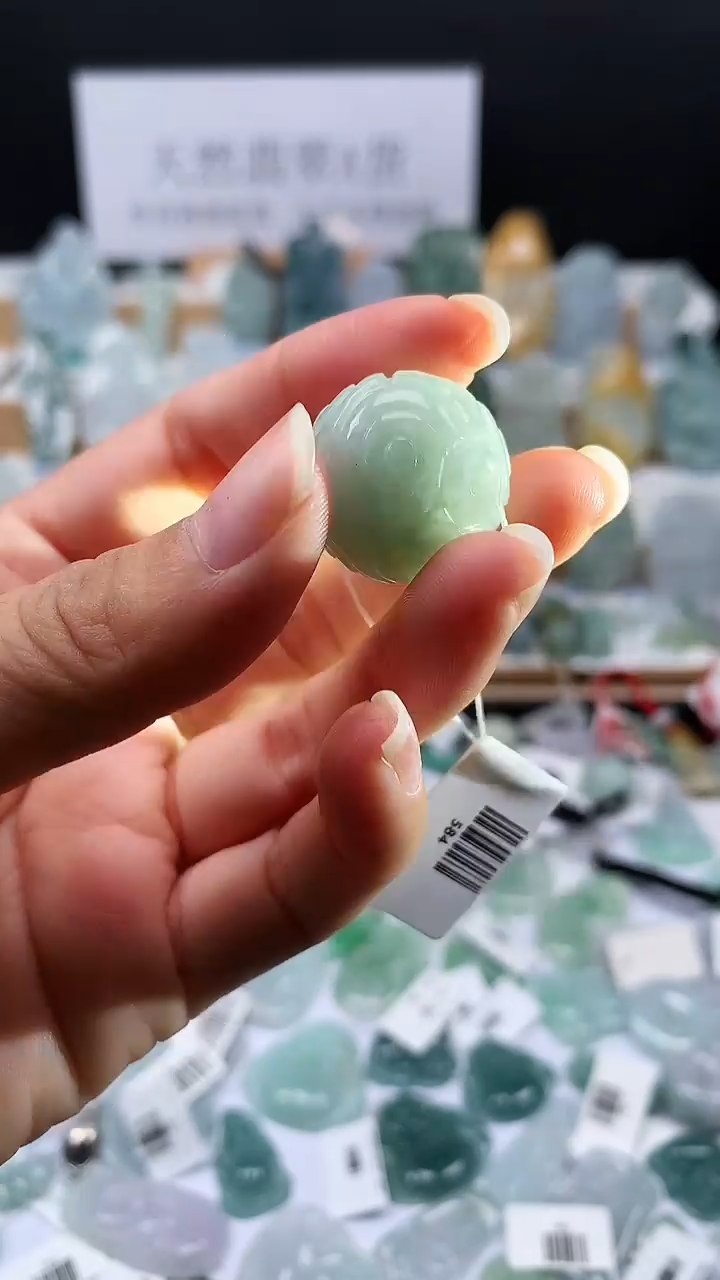 吊坠(不含链)未镶嵌翡翠31龙珠