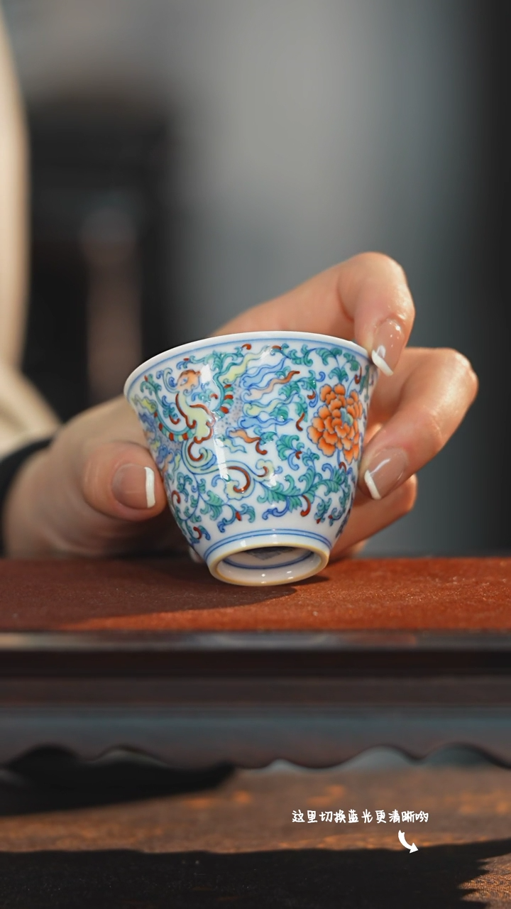 【闪购商品】中国官窑斗彩非遗传承人—涂杏花