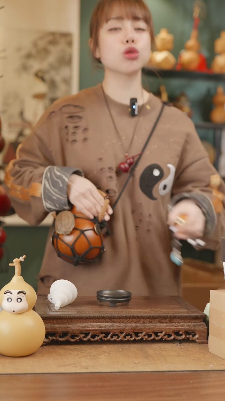 【闪购商品】299号精品天然大漆工艺防渗内胆酒葫芦~