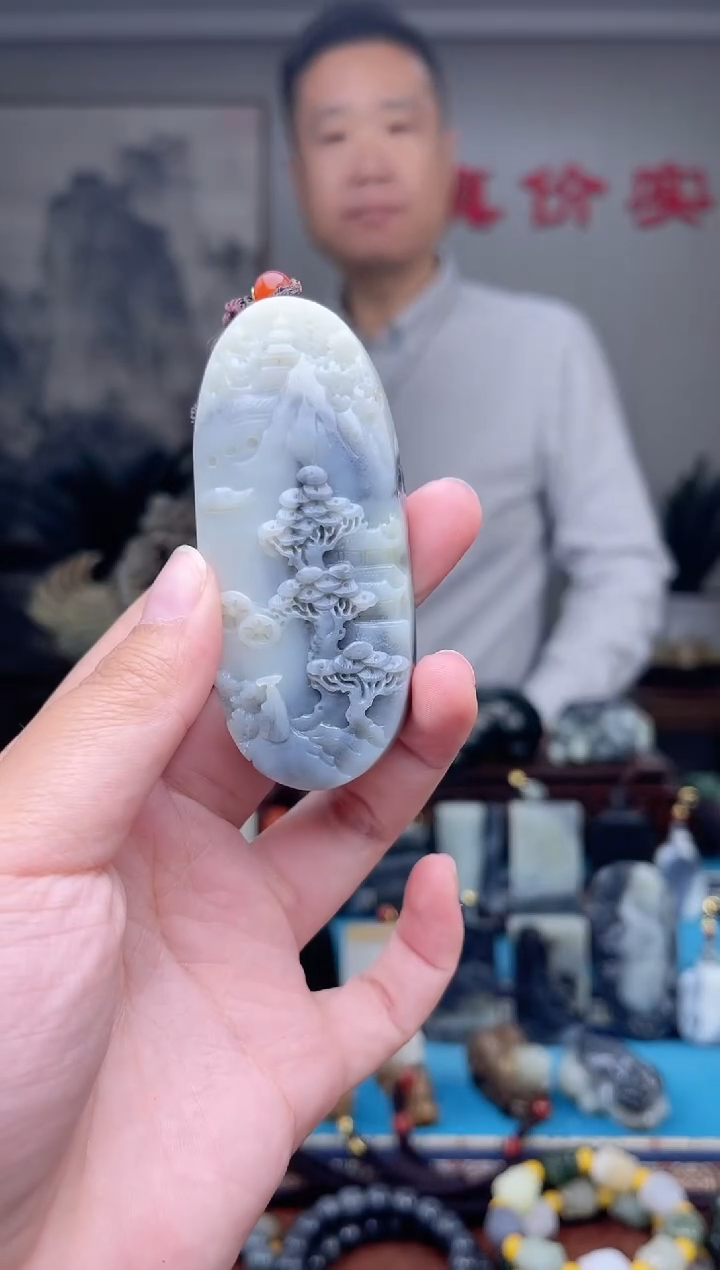 未镶嵌和田玉挂件1