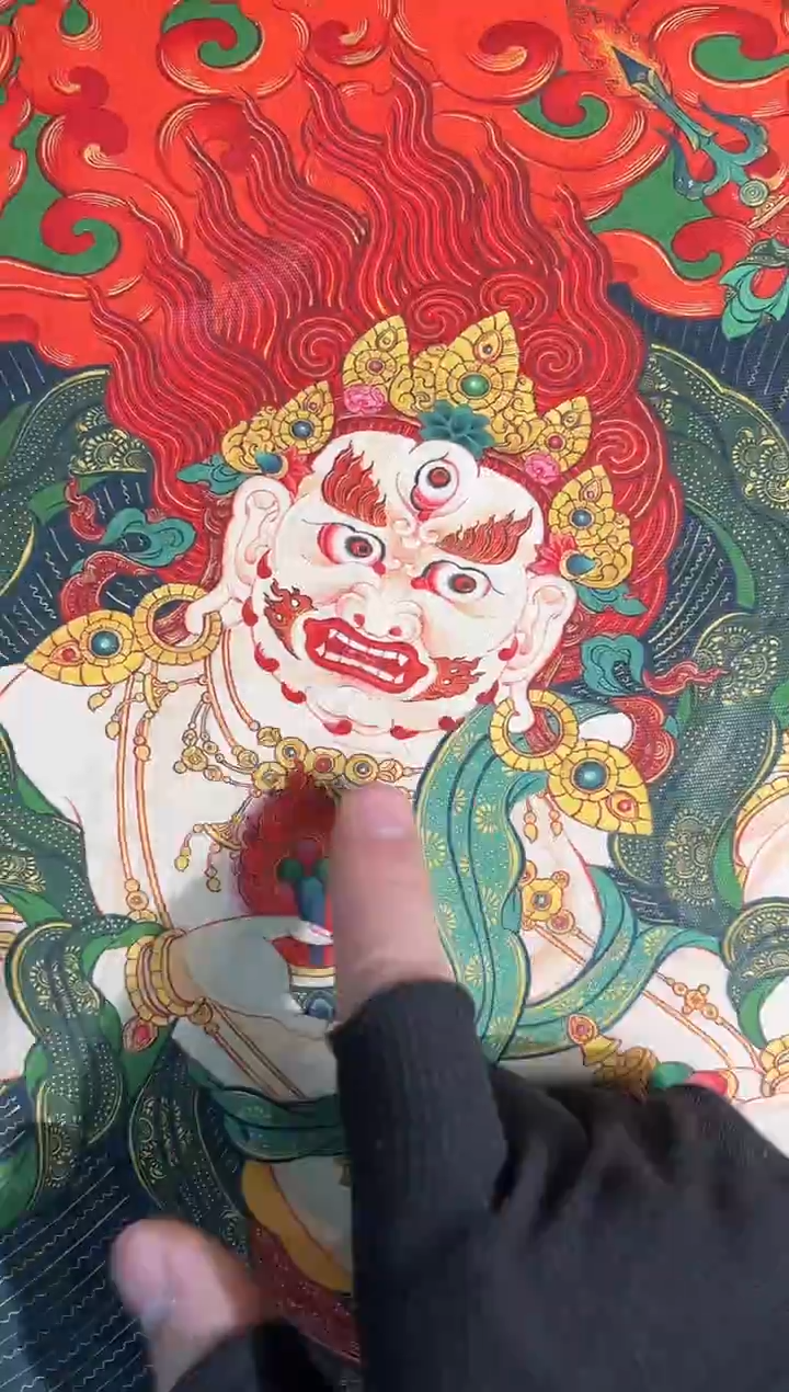 卷轴画天天的唐卡tk160